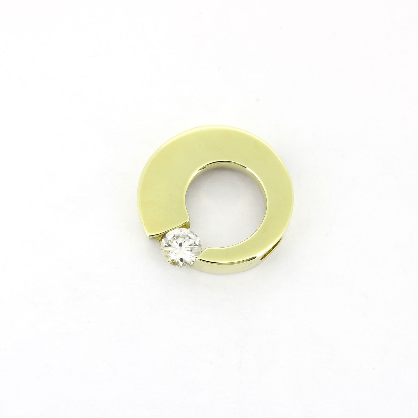 Anhänger 333 Gold 8 Kt Gelbgold - Zirkonia - Wert 390,-
