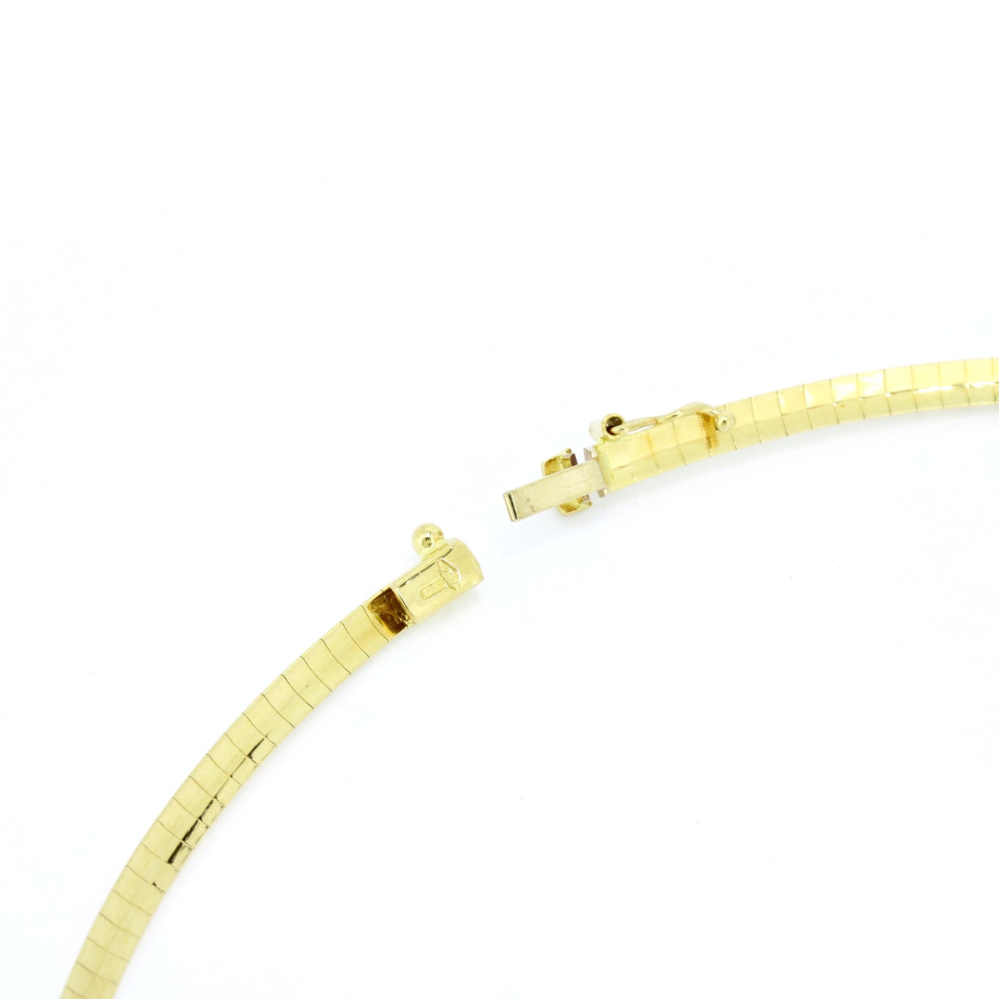 Omega Halskette 750 Gold Brillant Anhänger 18 Kt 0,30 ct G-SI Wert 4800,-