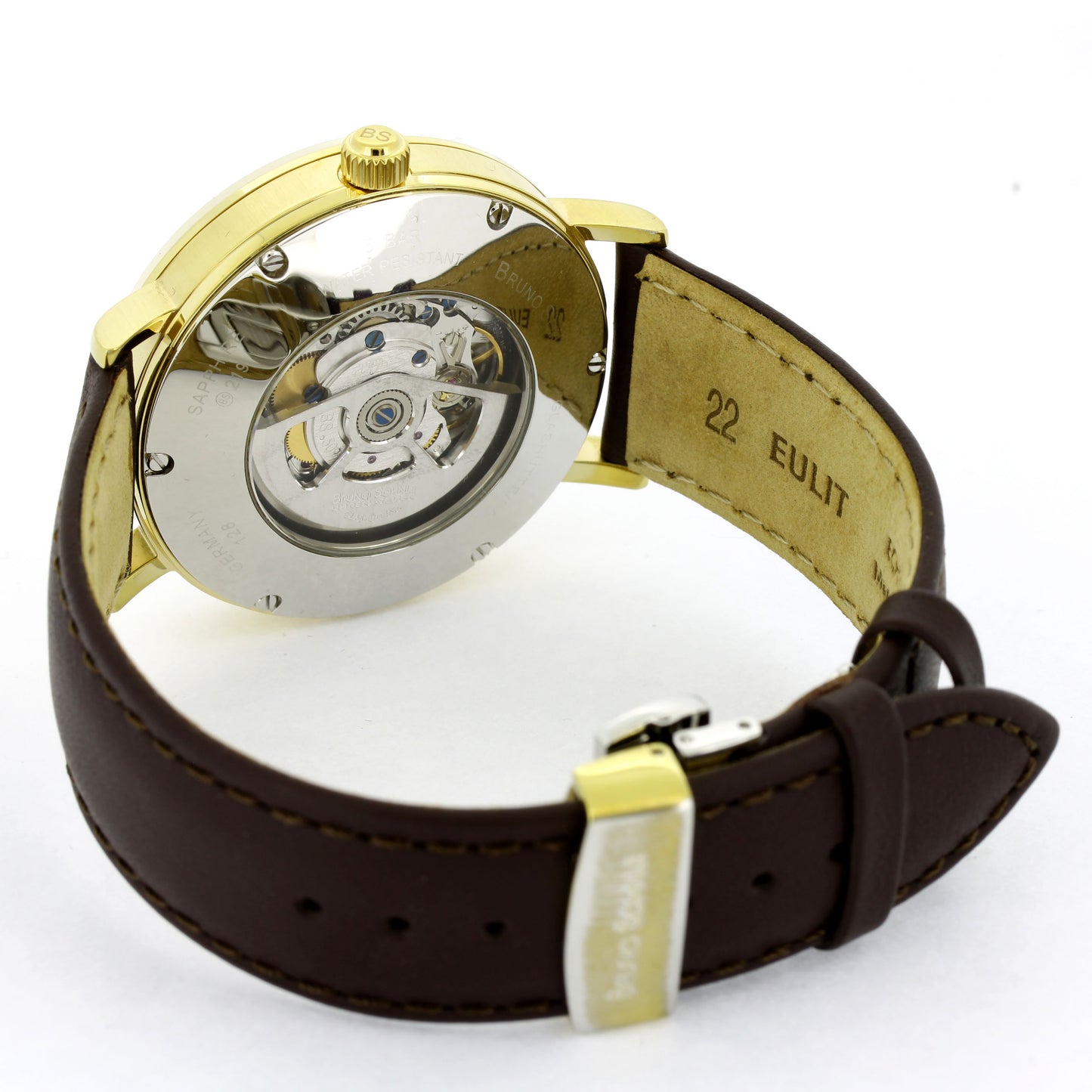 Bruno Söhnle Glashütte - MÜNCHEN AUTOMATIK II - Edelstahl vergoldet - BS 509