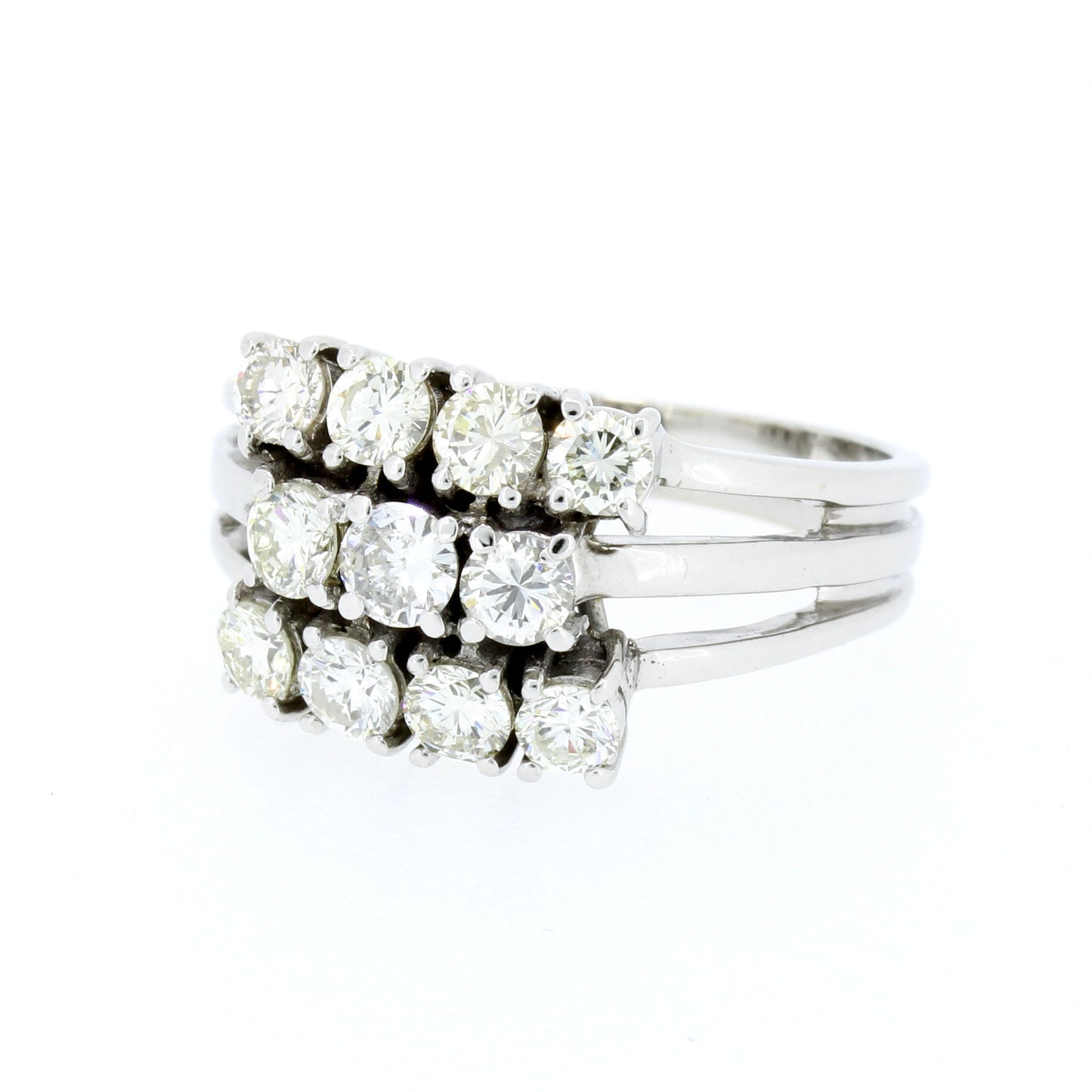 Brillant Ring 585 Gold 14 Kt 1,24ct SI G53 Wert 3320,-