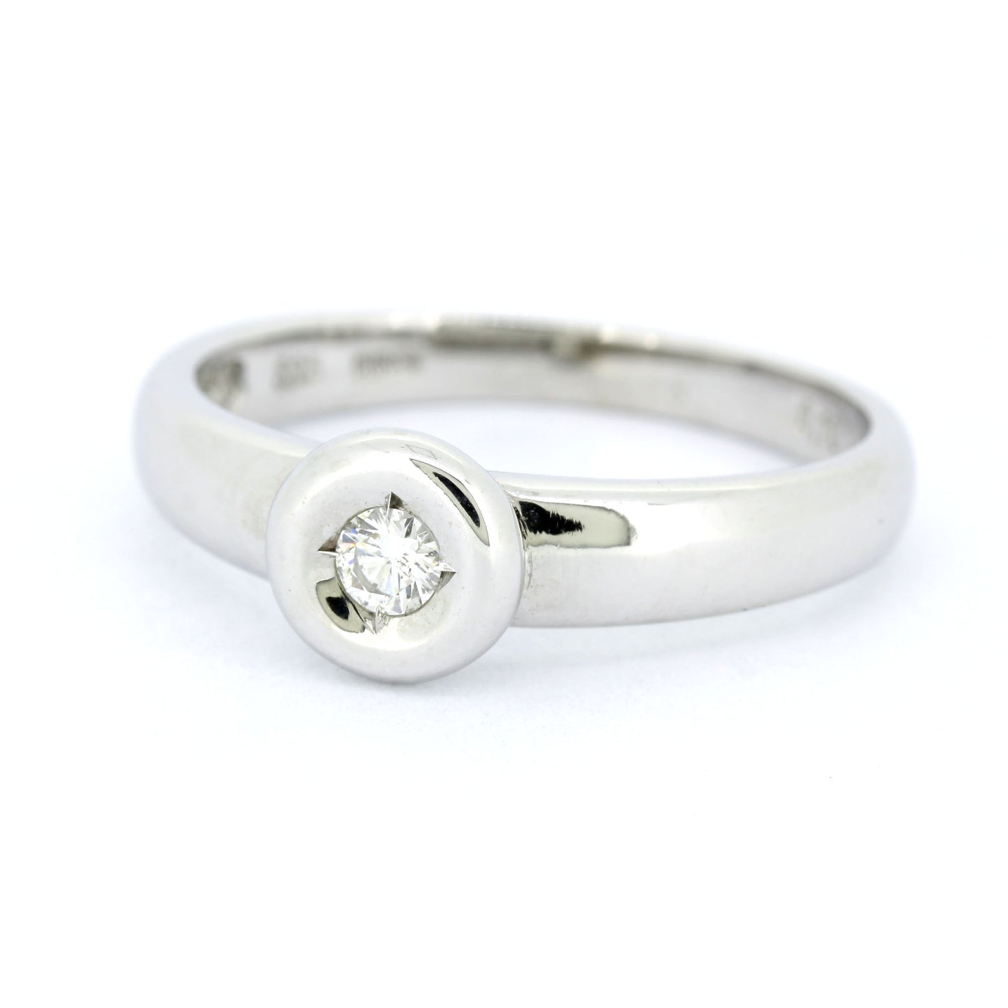 Christ Ring 585 Gold 14 kt Solitär Verlobungsring Weißgold Wert 540,-