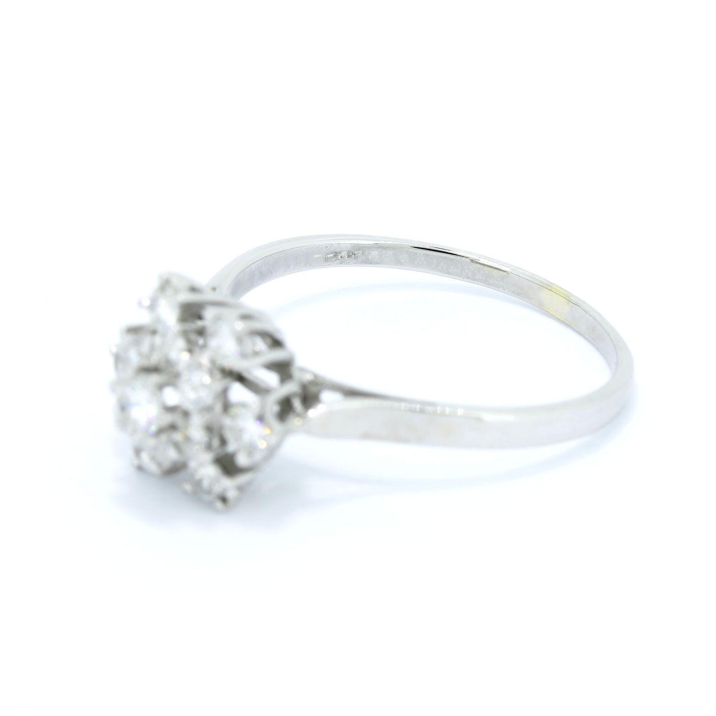 Ring 585 Gold 14 Kt Weißgold Brillanten H - P1 0,35 ct Wert 680,-