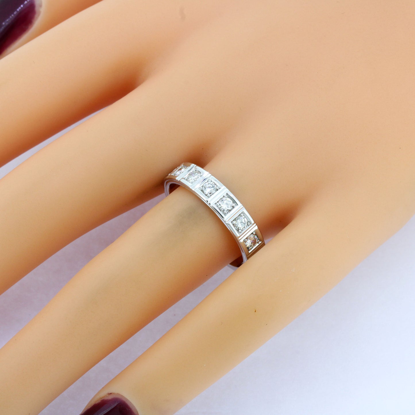 TEST Memory Brillant Ring 750 Gold 18 Karat 0,40 ct Diamanten
