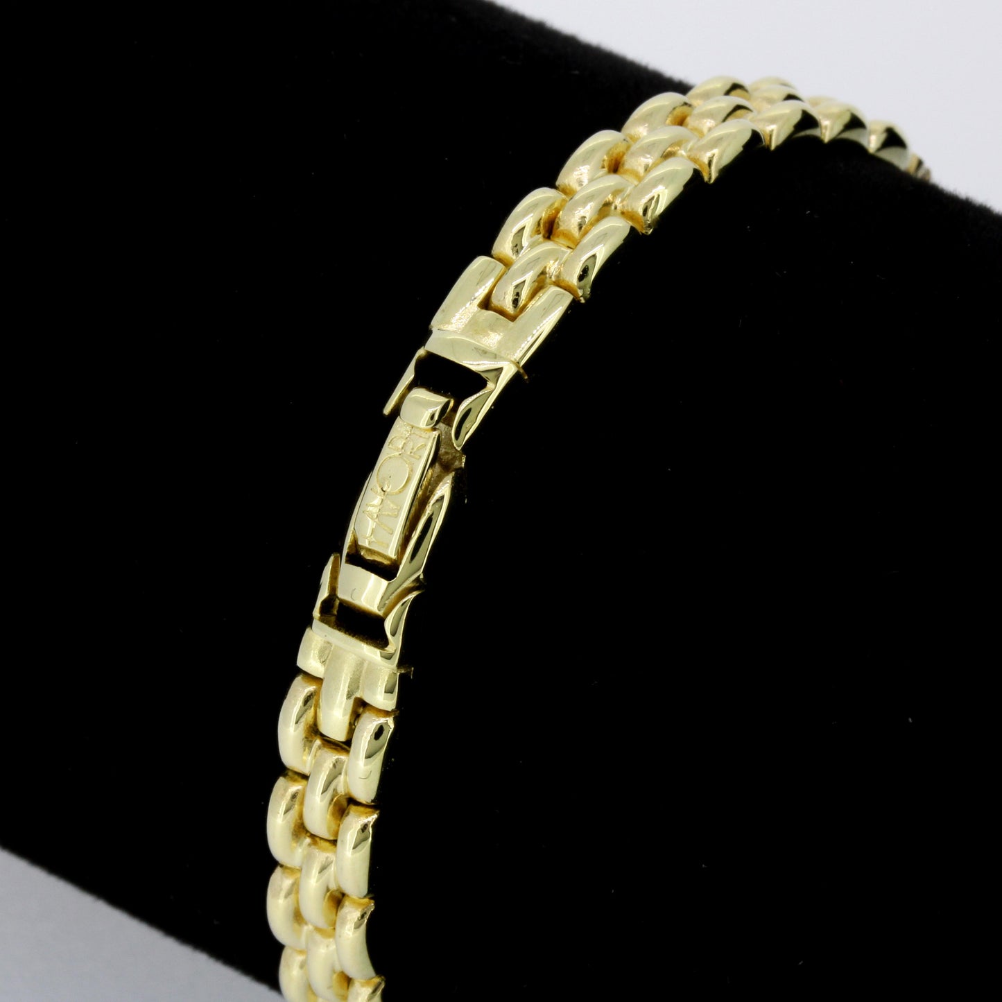Armband 585 Gold 14 Kt Gelbgold Zirkonia 19,5 cm lang Wert 1650,-