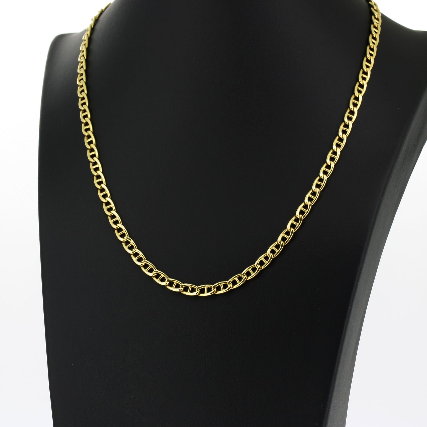 Stäbchenpanzerkette 750 Gold 18 Kt Gelbgold 44 cm Länge - Wert 1590,-