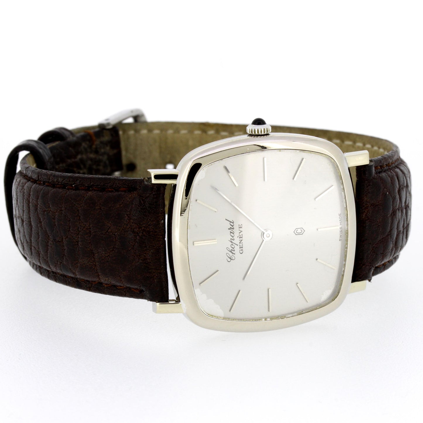 Chopard Herren Armbanduhr 750 Gold 18 Kt Weißgold Quarz