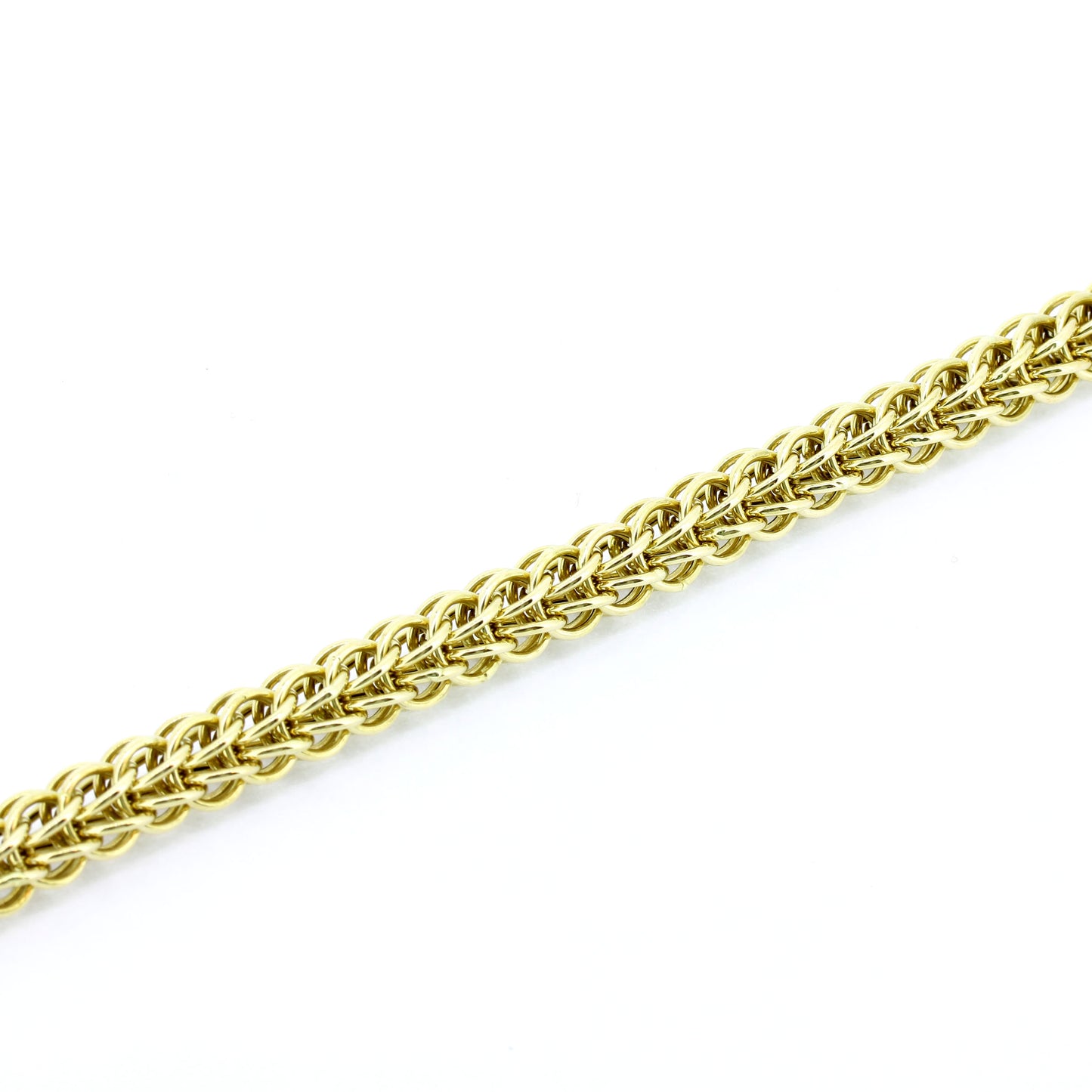 Halskette geflochten 585 Gold 14 Kt Gelbgold - Wert 3130,-