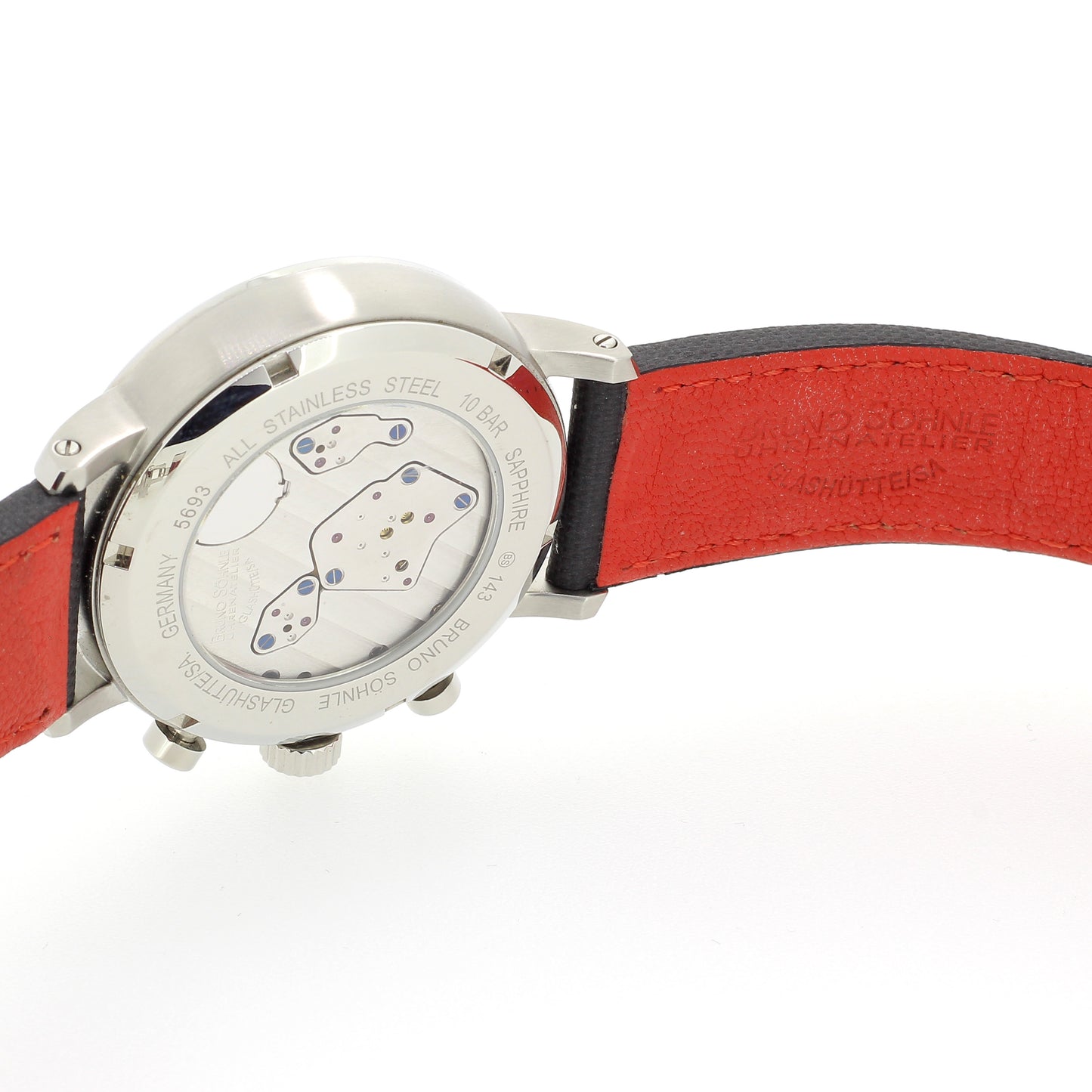 Bruno Söhnle Glashütte Herrenuhr Edelstahl 10 Bar 5693