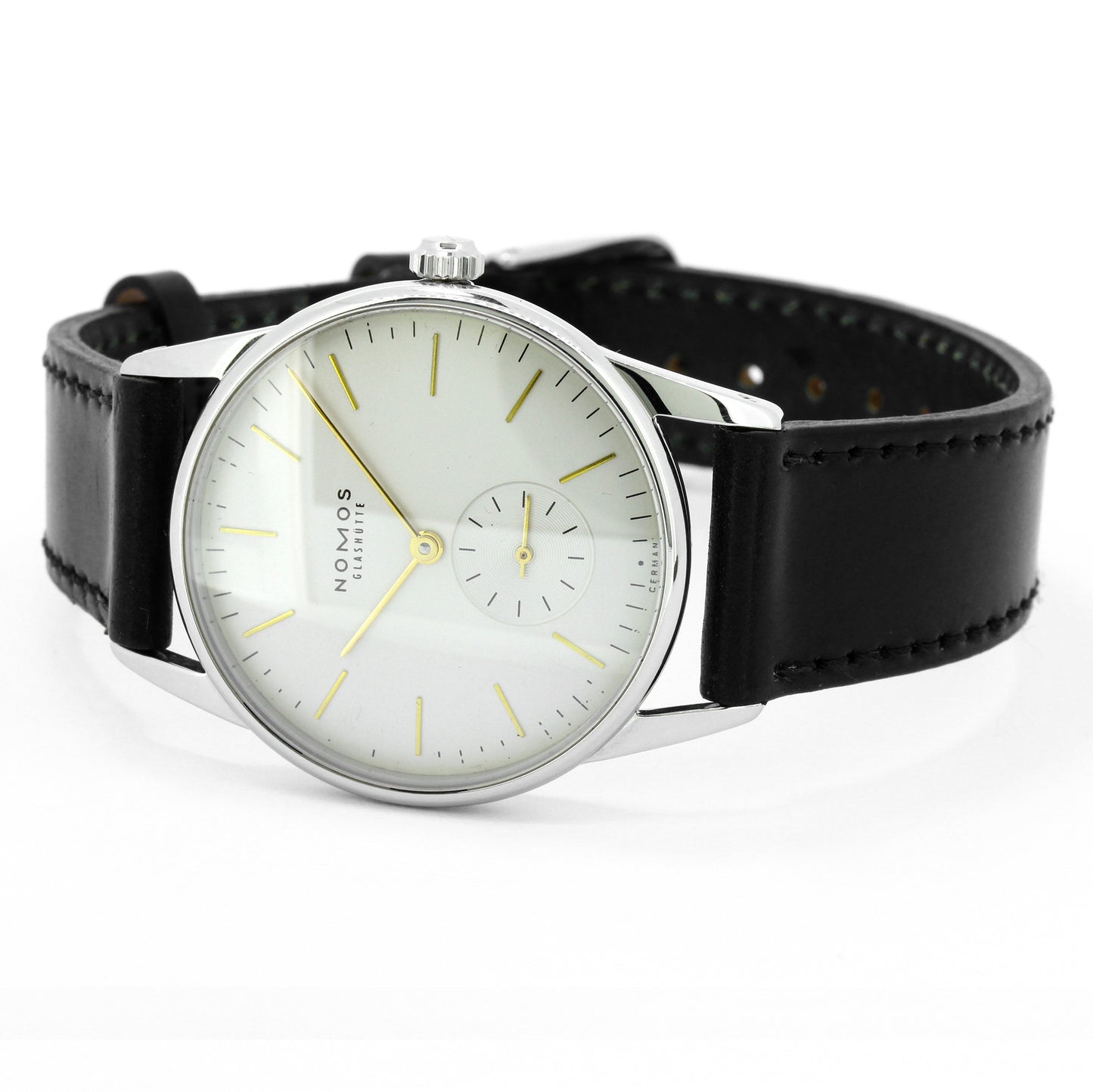 Armbanduhr Nomos Orion - 3451 - Edelstahl Handaufzugswerk ETA 7001