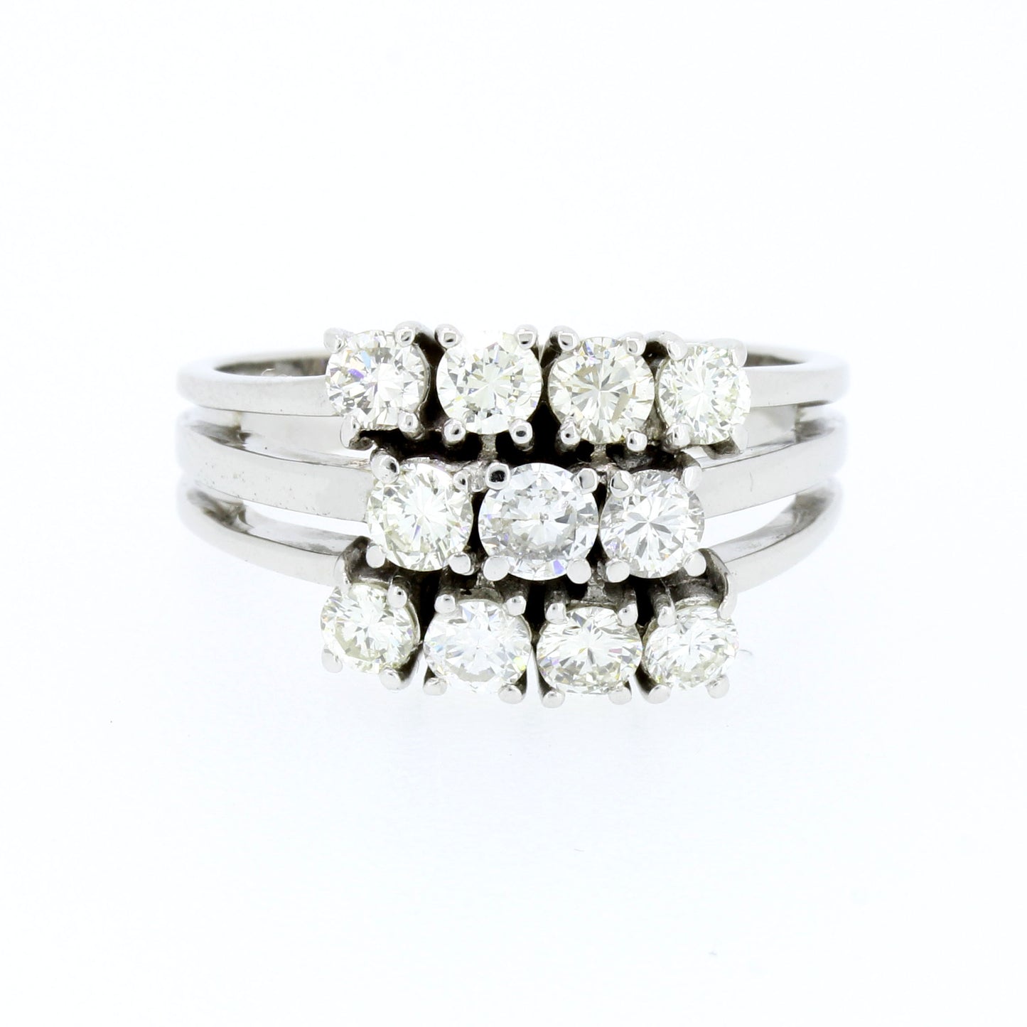 Brillant Ring 585 Gold 14 Kt 1,24ct SI G53 Wert 3320,-