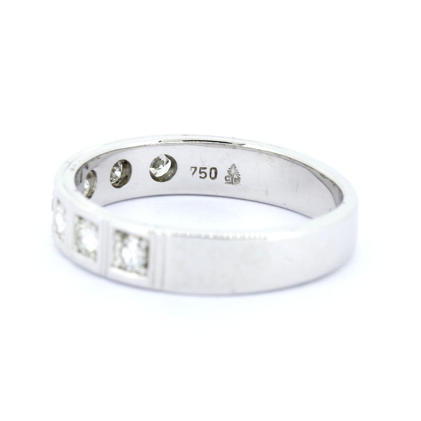 TEST Memory Brillant Ring 750 Gold 18 Karat 0,40 ct Diamanten