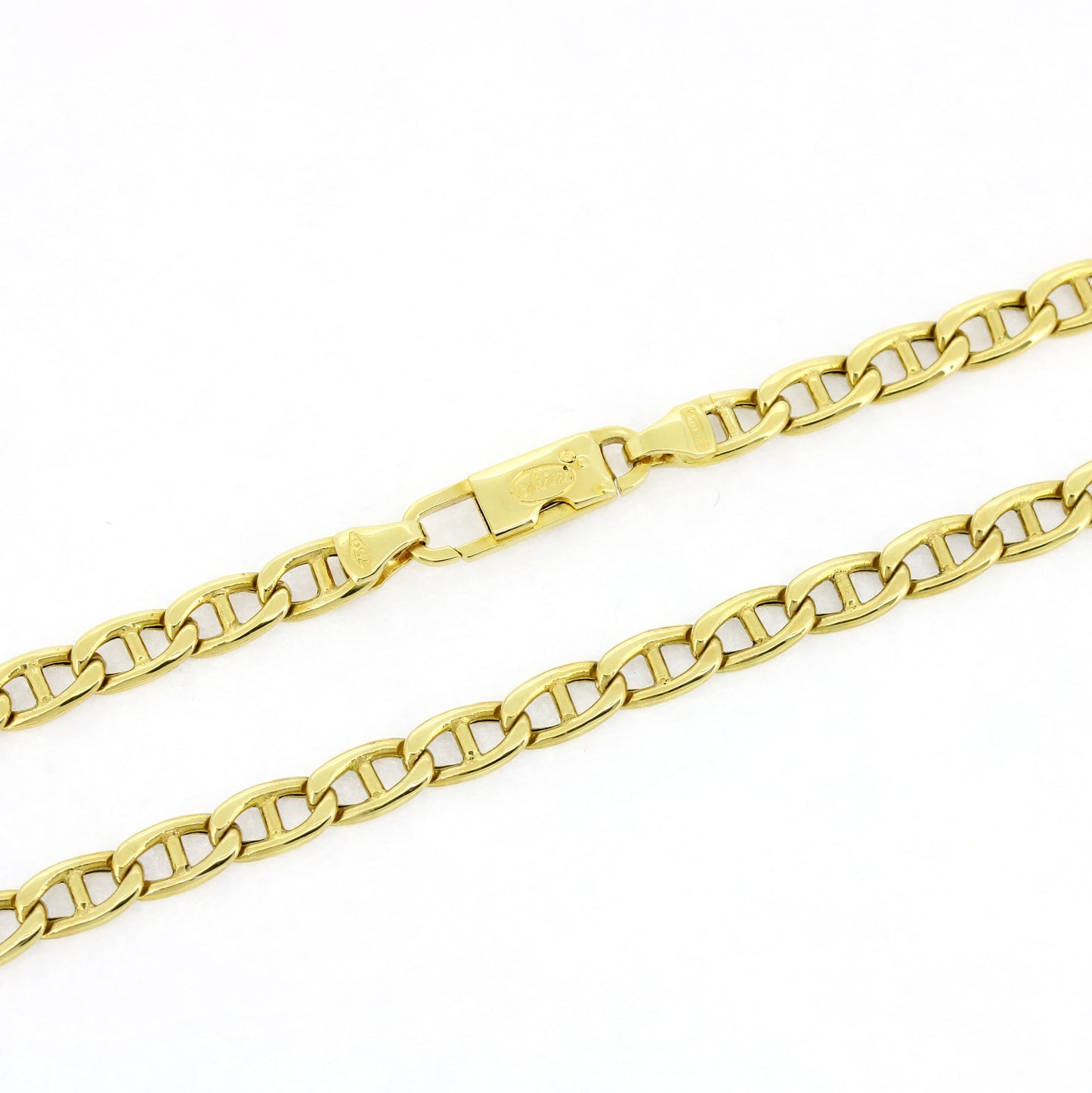 Stäbchenpanzerkette 750 Gold 18 Kt Gelbgold 44 cm Länge - Wert 1590,-