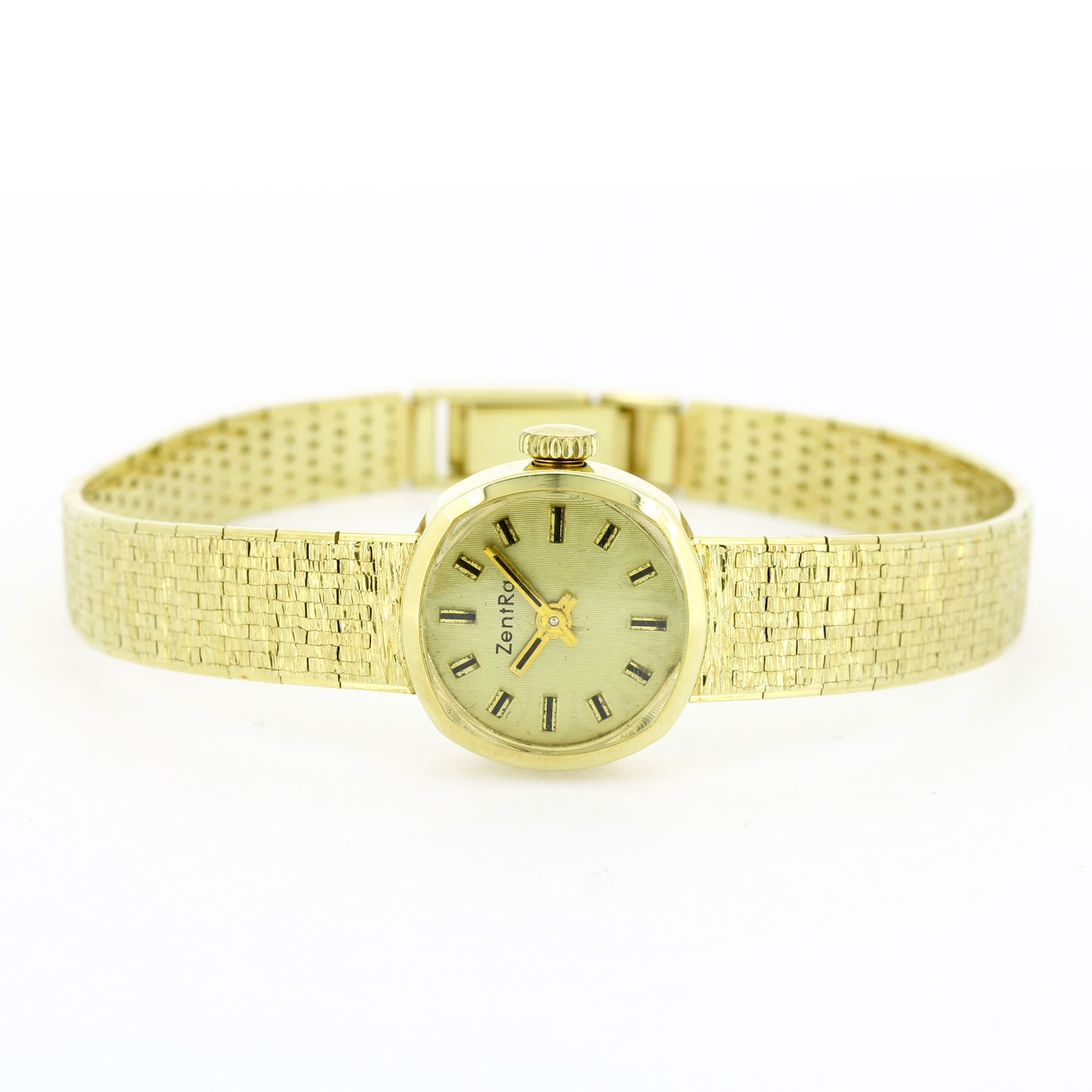 Zenta Armbanduhr Damen 585 Gold 14 Kt Handaufzug