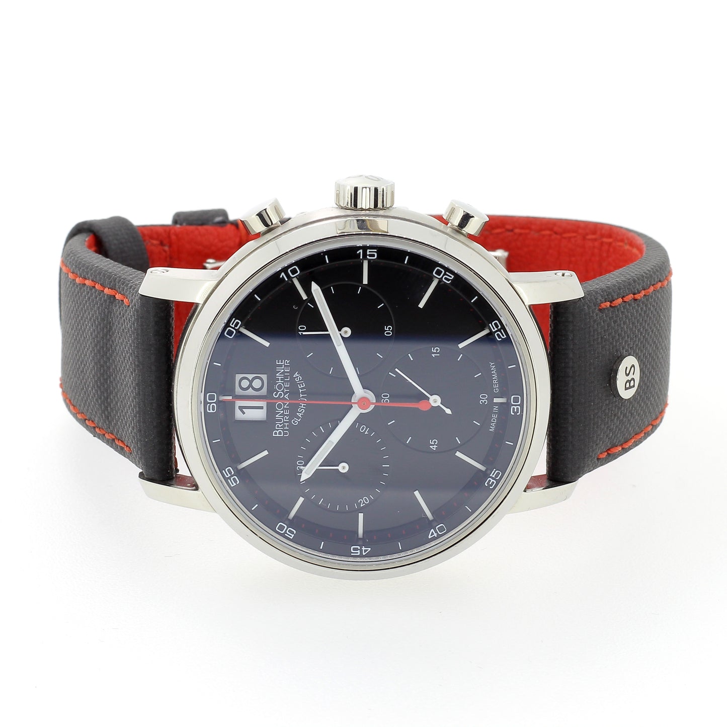 Bruno Söhnle Glashütte Herrenuhr Edelstahl 10 Bar 5693