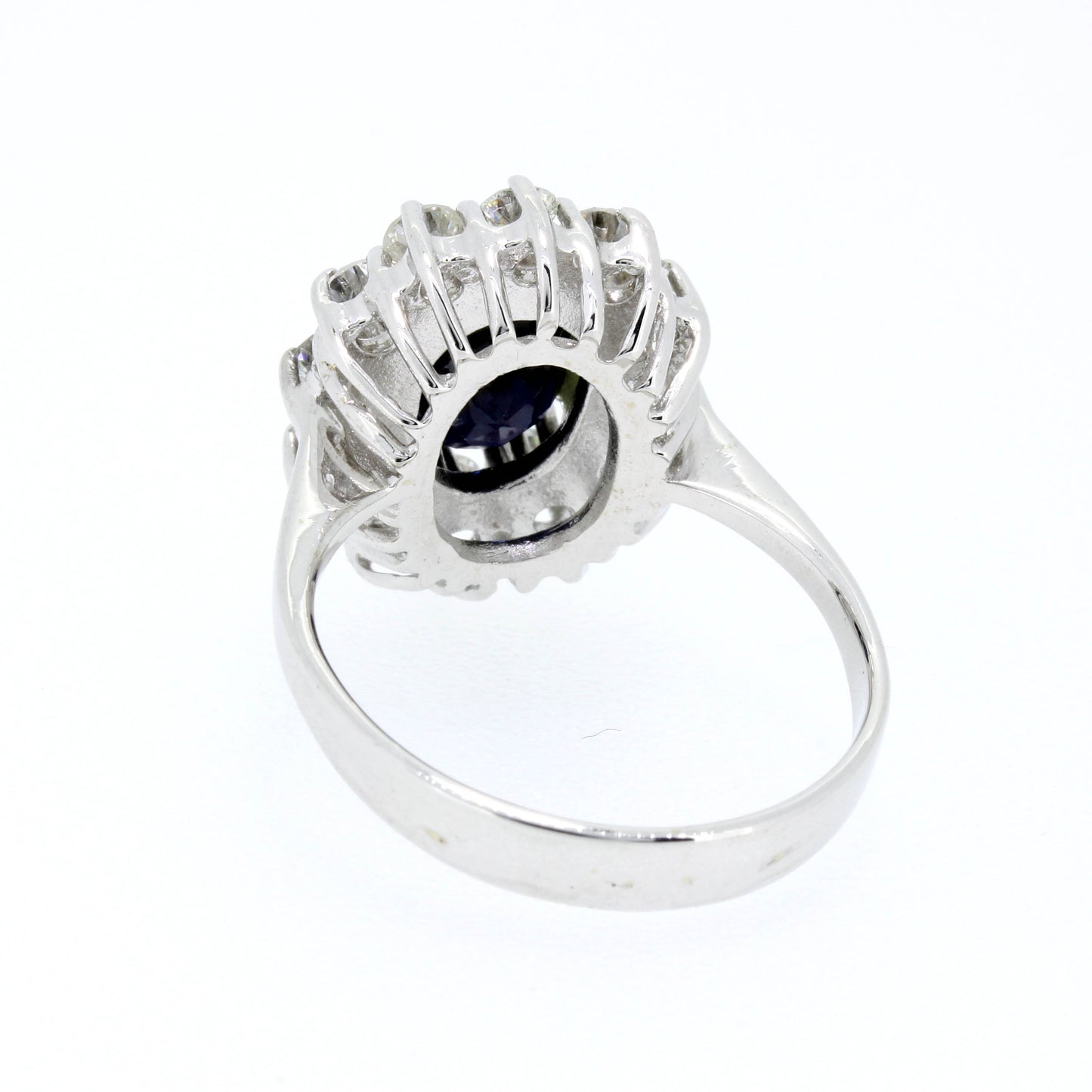Brillant Saphir Ring 585 Gold 14 Kt Weißgold Wert 2920,-