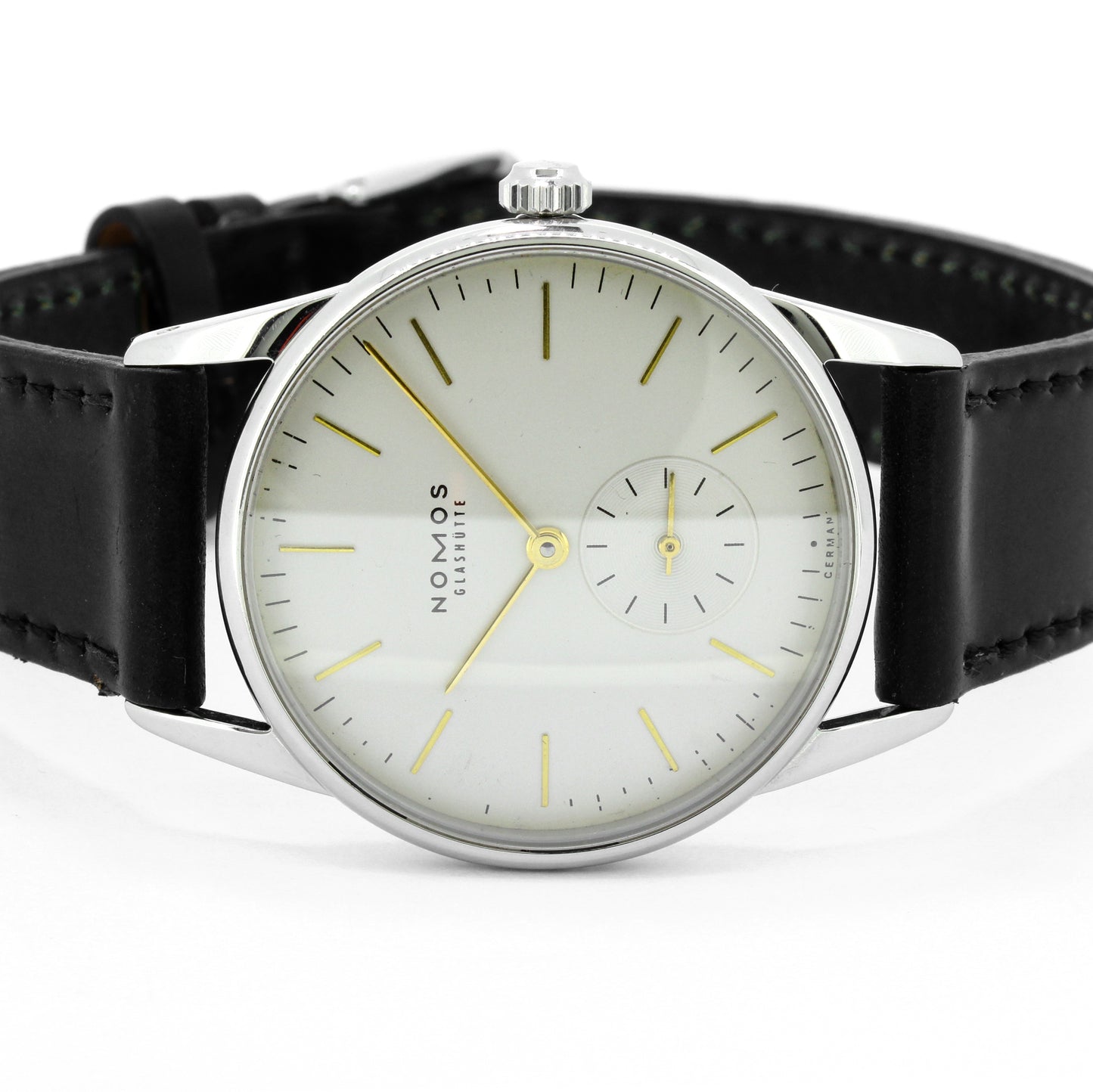 Armbanduhr Nomos Orion - 3451 - Edelstahl Handaufzugswerk ETA 7001