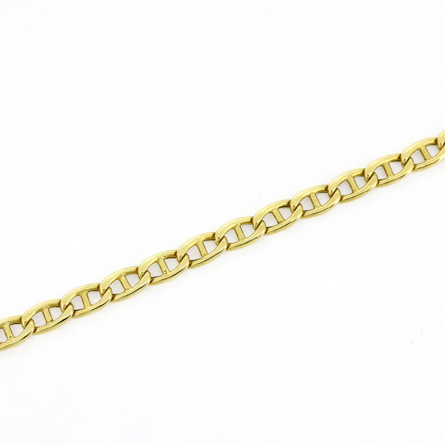 Stäbchenpanzerkette 750 Gold 18 Kt Gelbgold 44 cm Länge - Wert 1590,-