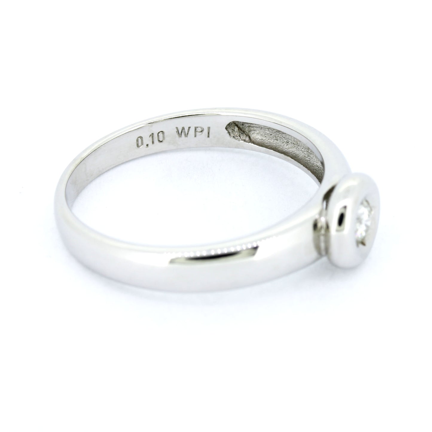 Christ Ring 585 Gold 14 kt Solitär Verlobungsring Weißgold Wert 540,-