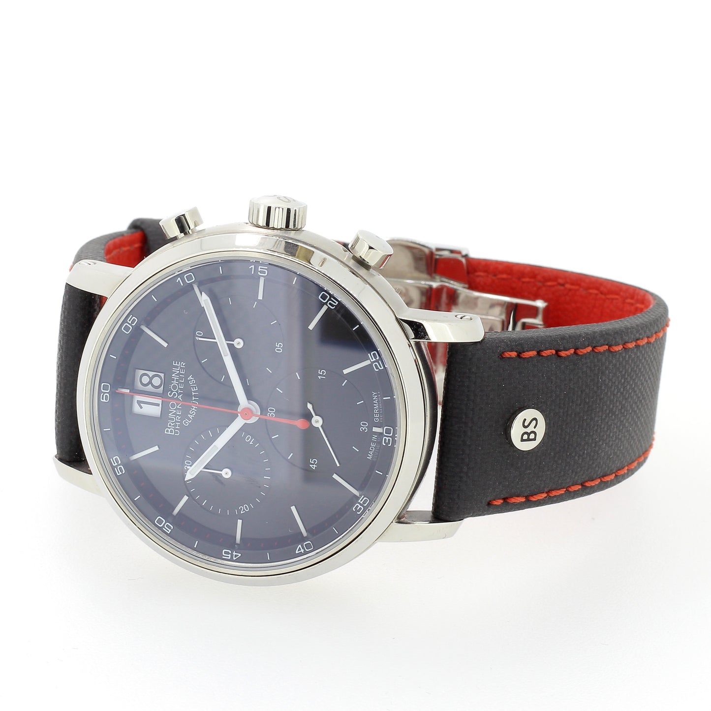 Bruno Söhnle Glashütte Herrenuhr Edelstahl 10 Bar 5693