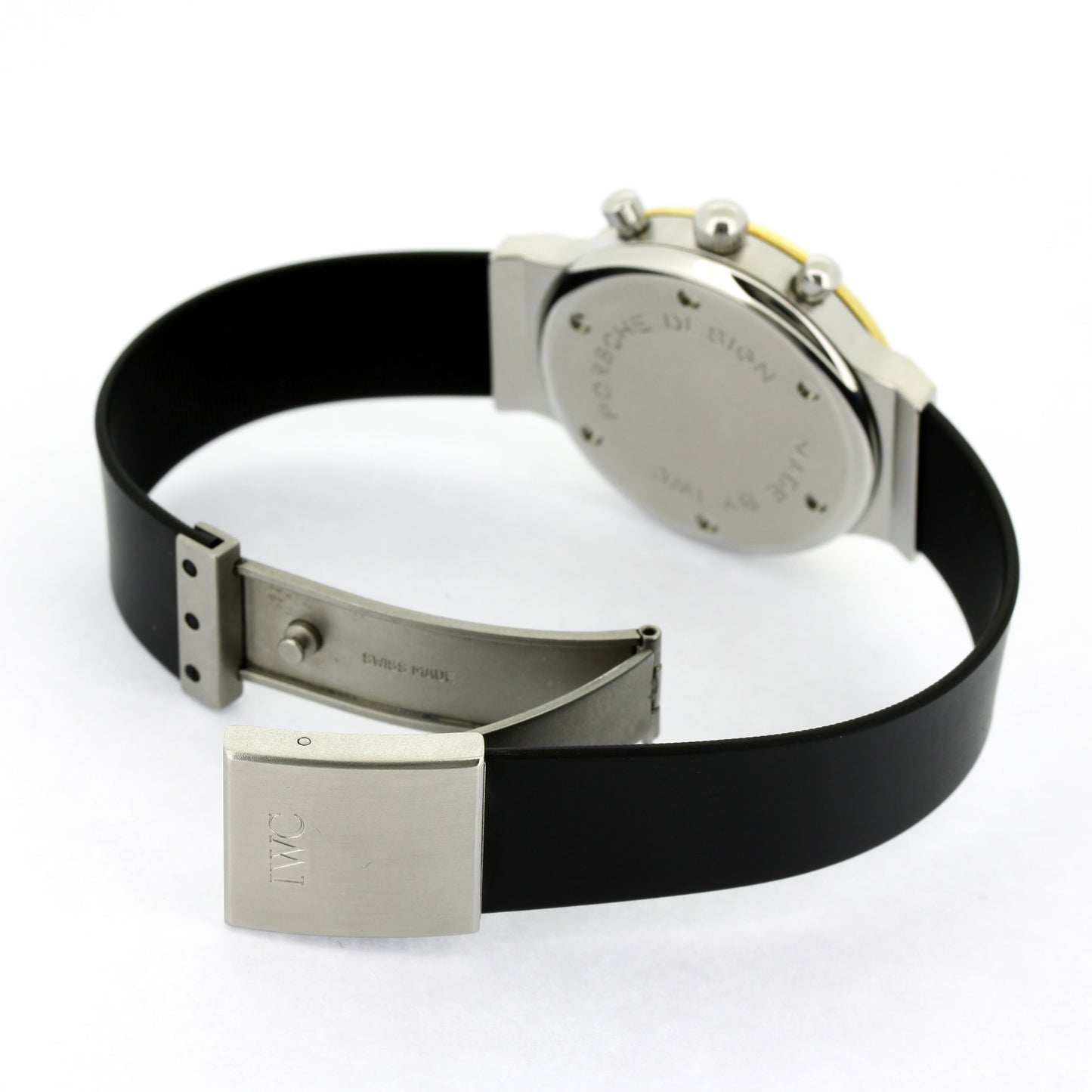 IWC Porsche Design - IW3720 - Edelstahl - Lünette 750 Gold Quarz