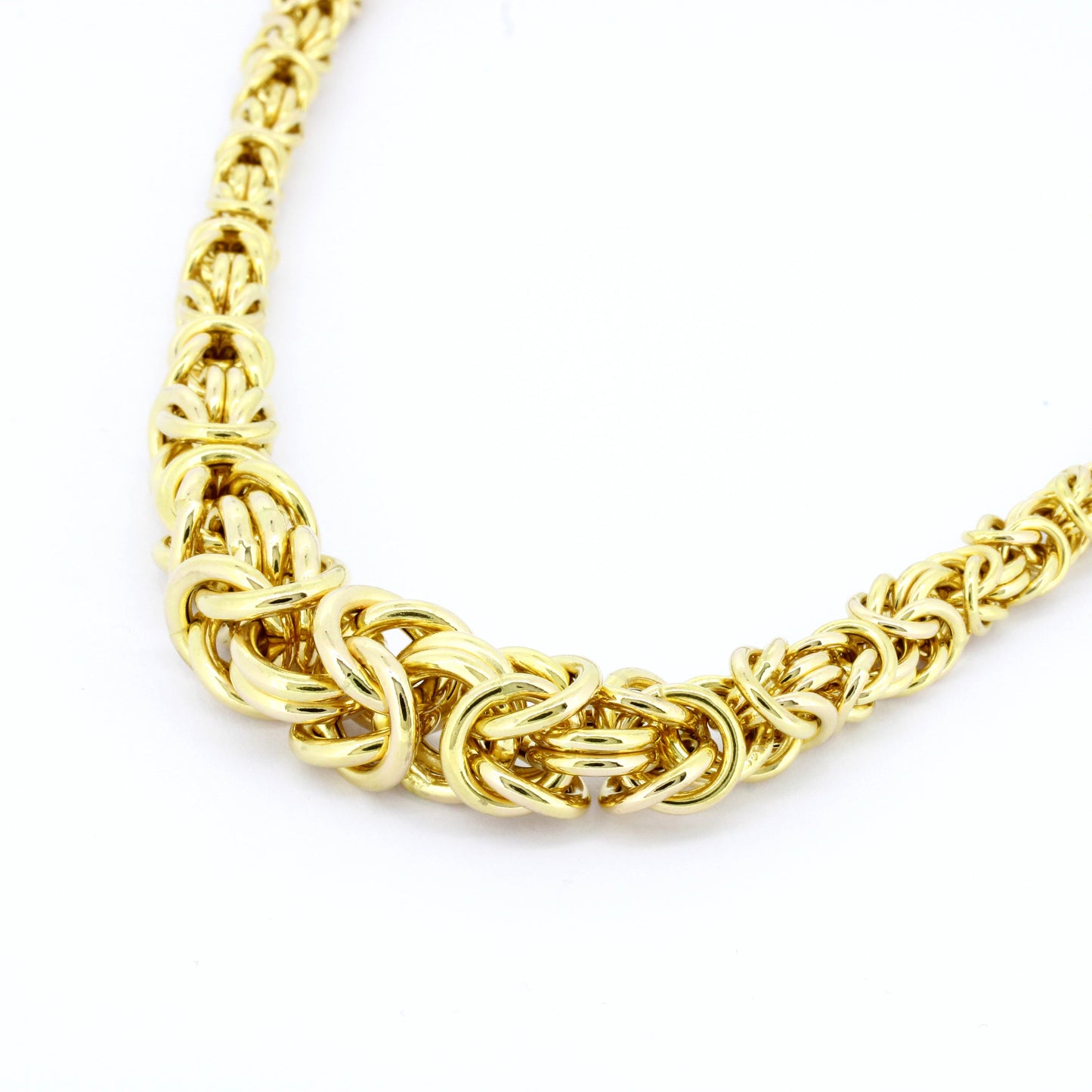 Halskette 585 Gold 14 Kt Kette im Verlauf 46 cm lang Wert 3400,-