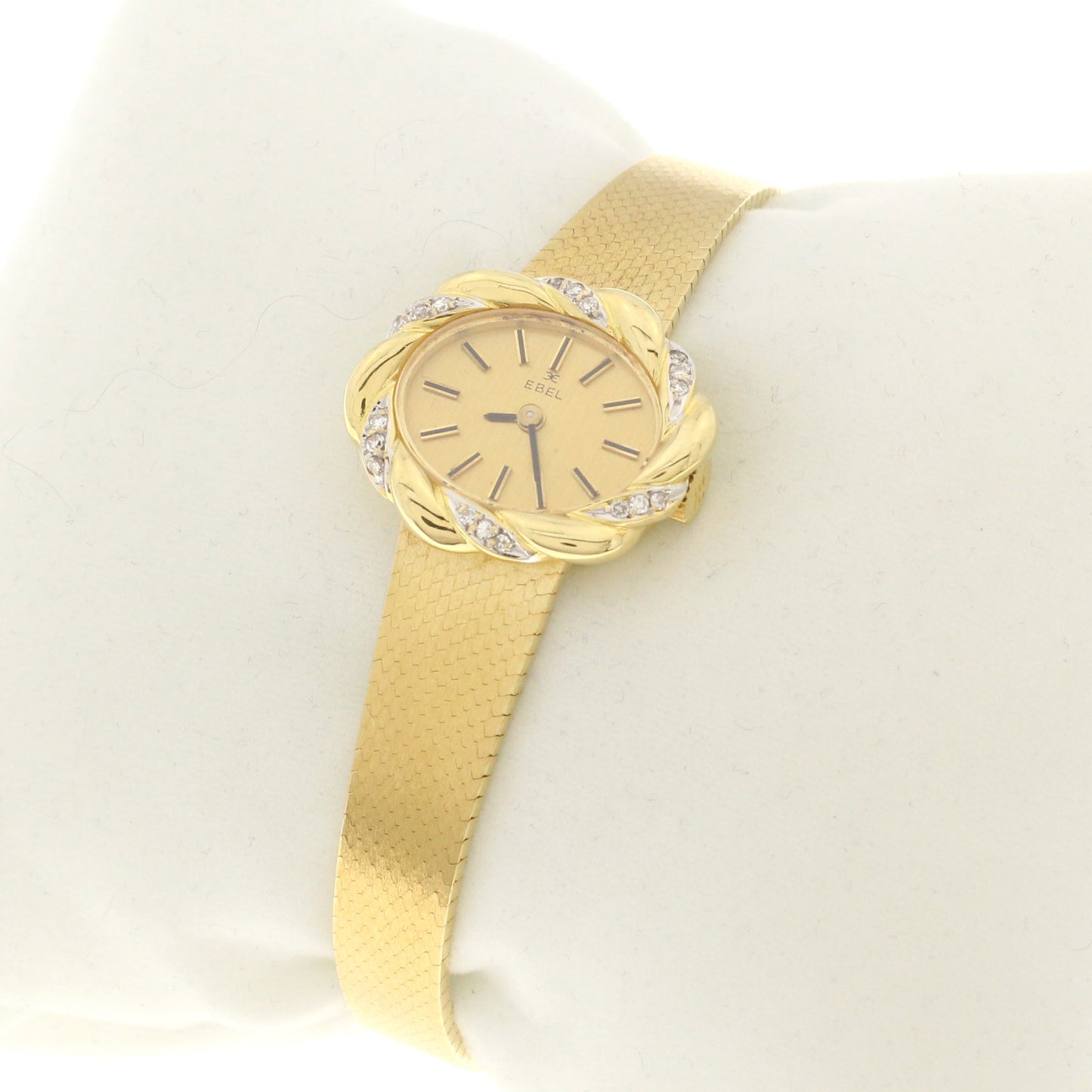 EBEL Damen Uhr Armbanduhr 750 Gold 18 kt Brillanten 0,15ct