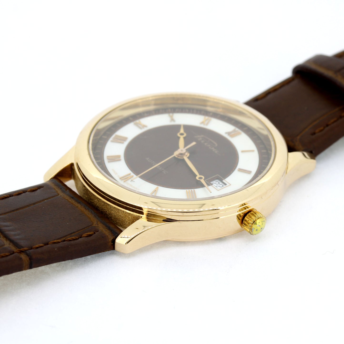 Priosa Armbanduhr 545 T1 585 Rotgold Automatikwerk - ETA-Kaliber 2892-A2