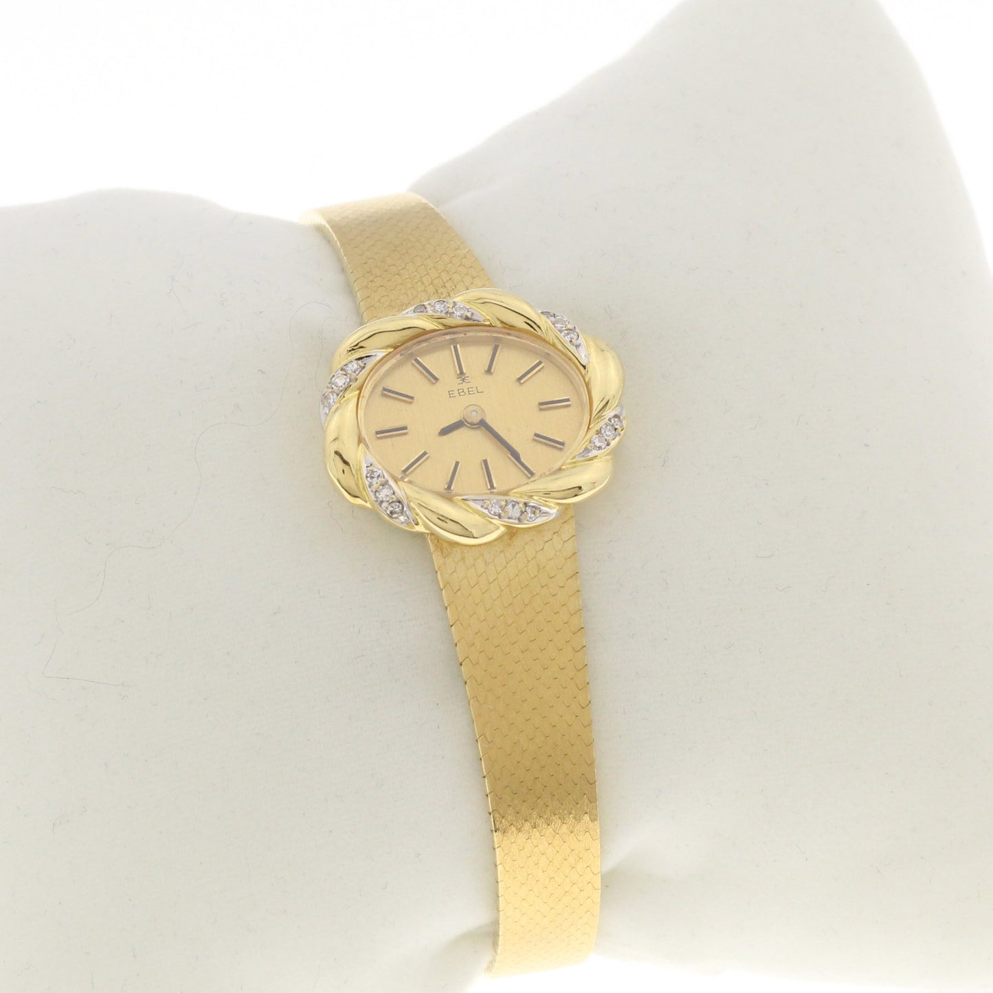 EBEL Damen Uhr Armbanduhr 750 Gold 18 kt Brillanten 0,15ct