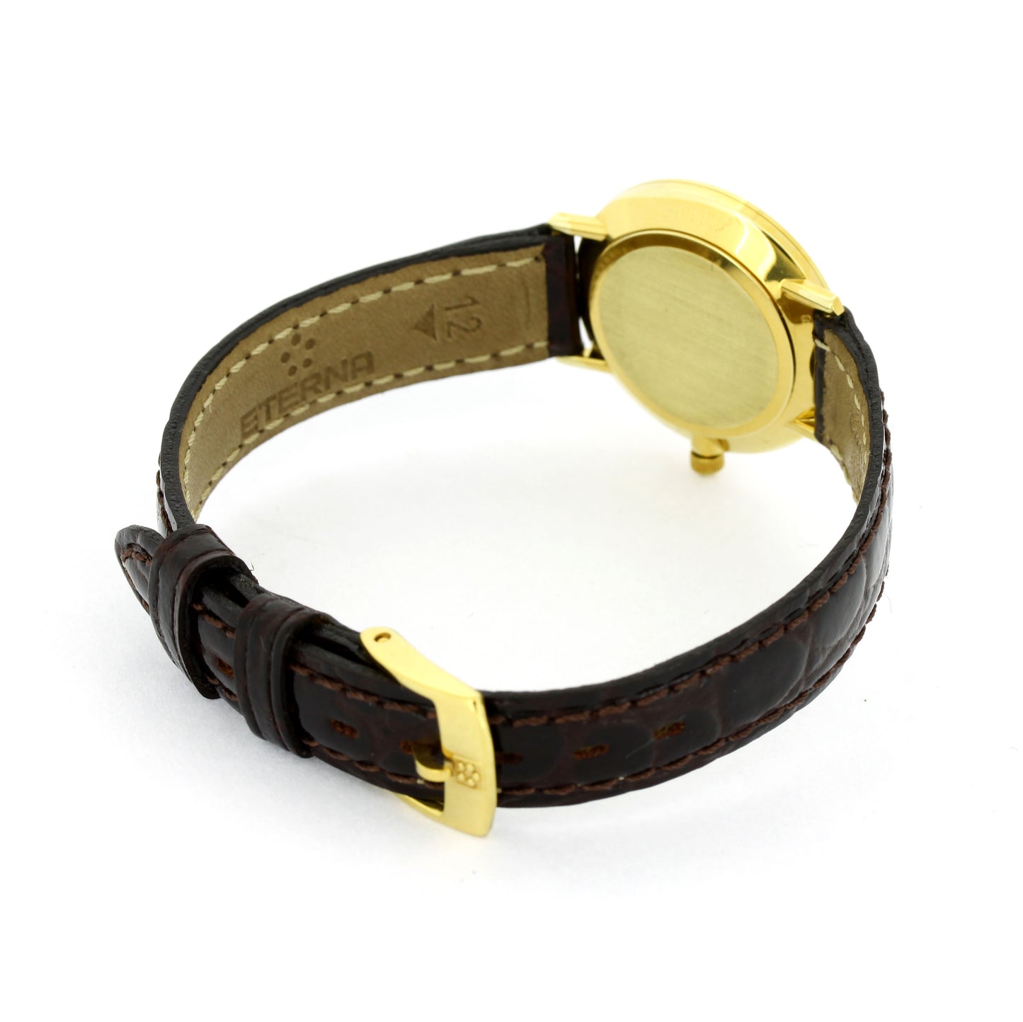 Eterna Damen Armbanduhr 585er Gelbgold - ETA 976001- Quarz-Uhrwerk