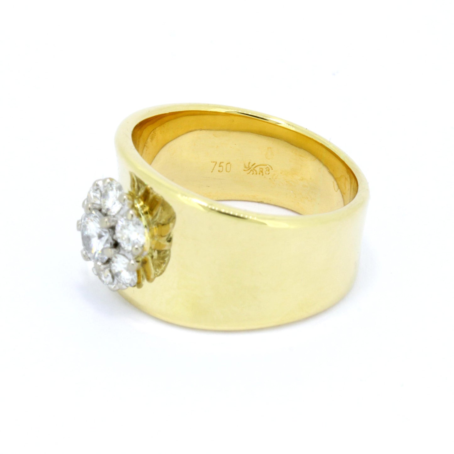Brillant Ring 750 Gold 18 Kt 0,80ct Diamanten Wert 3700,-