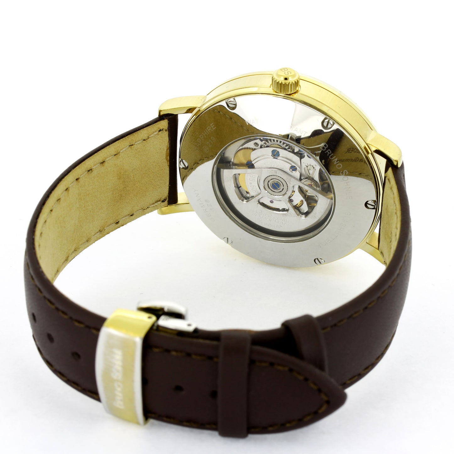 Bruno Söhnle Glashütte - MÜNCHEN AUTOMATIK II - Edelstahl vergoldet - BS 509