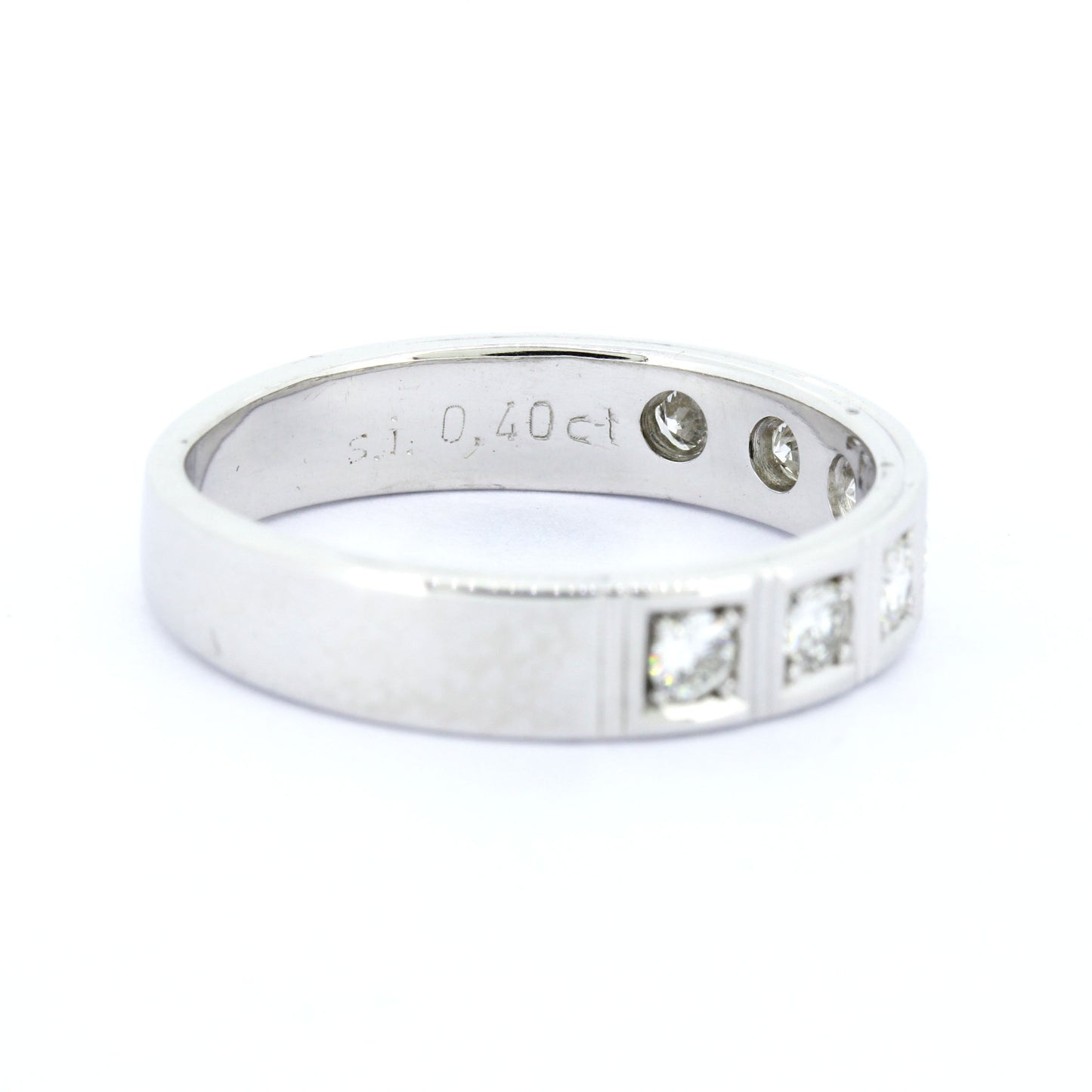TEST Memory Brillant Ring 750 Gold 18 Karat 0,40 ct Diamanten