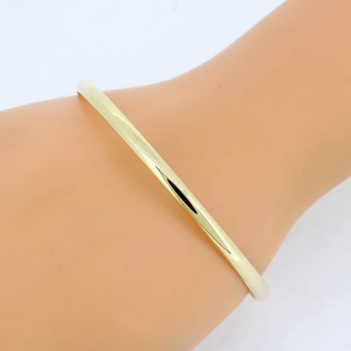Armreif 585 Gold 18 Kt Gelbgold - Innen Ø 65 mm - Wert 1349,-