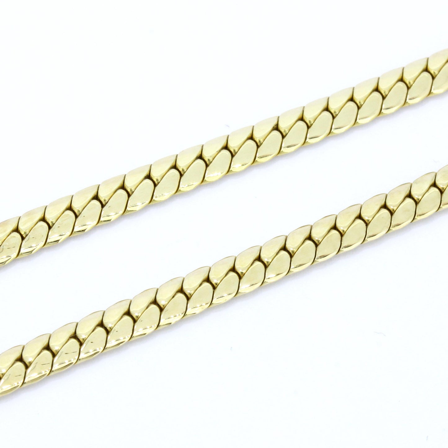 Schlangenkette flach 333 Gold 8 Kt Halskette Wert 1230,-