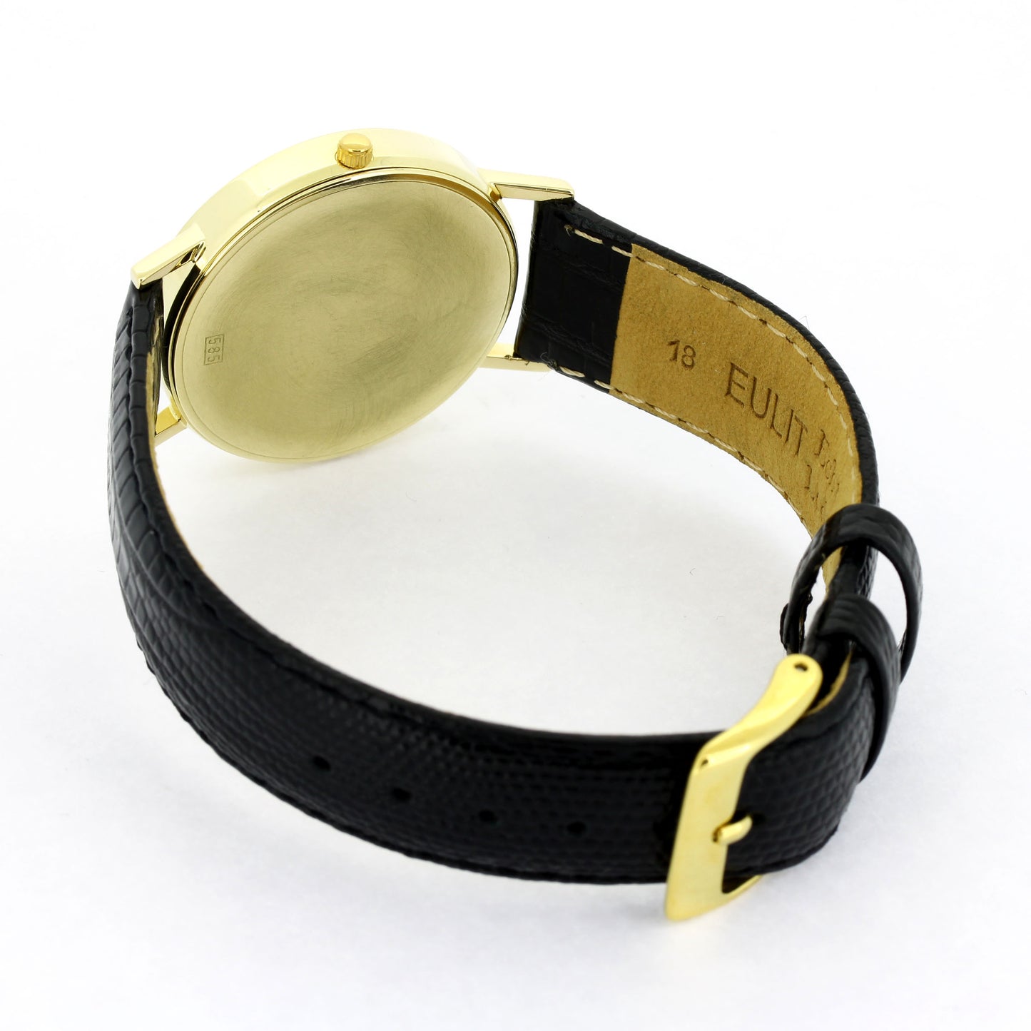 Armbanduhr Costro - Gelbgold 585er 14 kt - Quarz-Uhrwerk Rondor 703