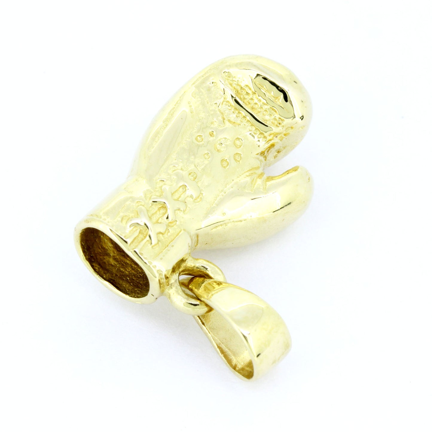 Anhänger 585 Gold 14 Kt Gelbgold in Form eines Boxhandschuhs Wert 730,-