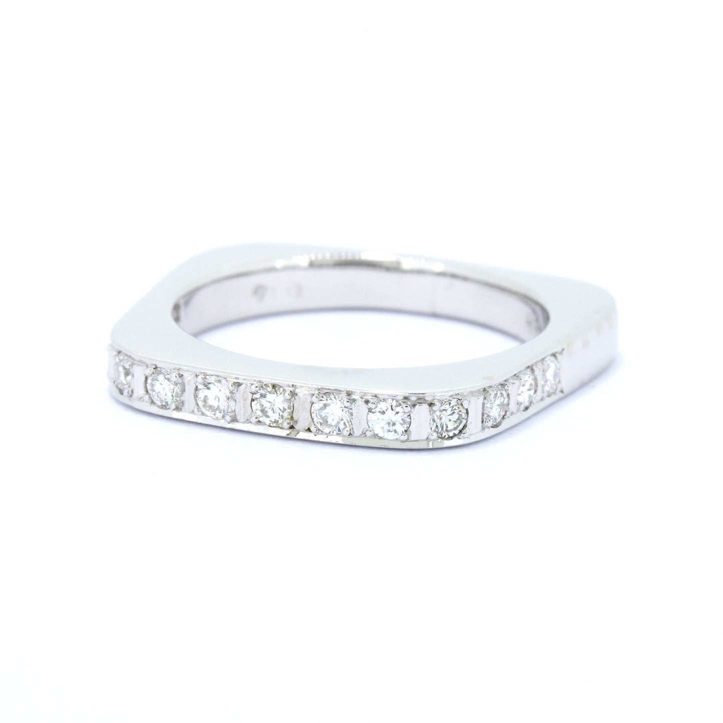 Ring 750 Gold 18 Kt Weißgold Brillanten 0,26 ct VS Wert 1250,-