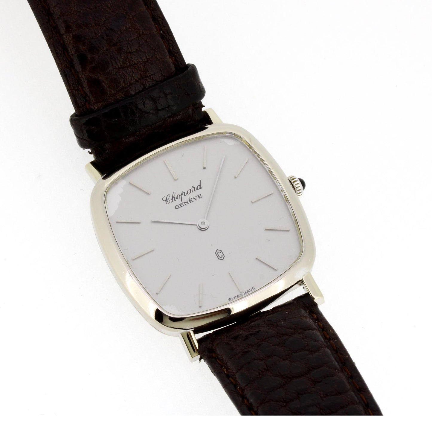 Chopard Herren Armbanduhr 750 Gold 18 Kt Weißgold Quarz