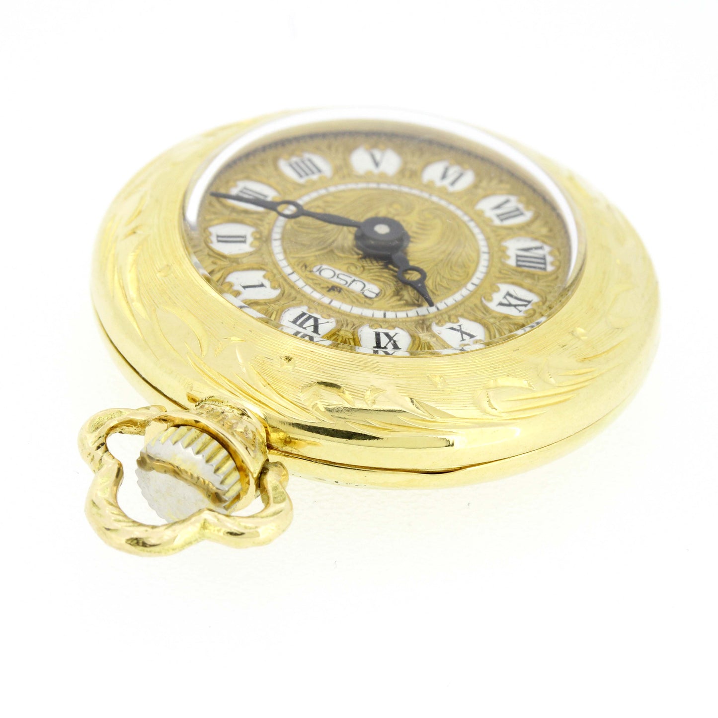 Taschenuhr 750 Gold 18 Kt Handaufzug 28 mm Wert 1480,-