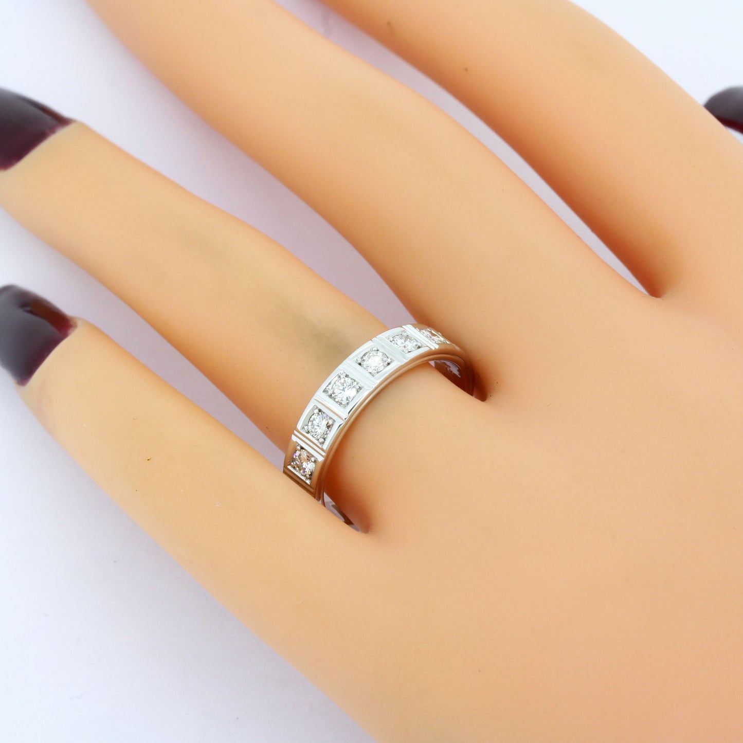 TEST Memory Brillant Ring 750 Gold 18 Karat 0,40 ct Diamanten