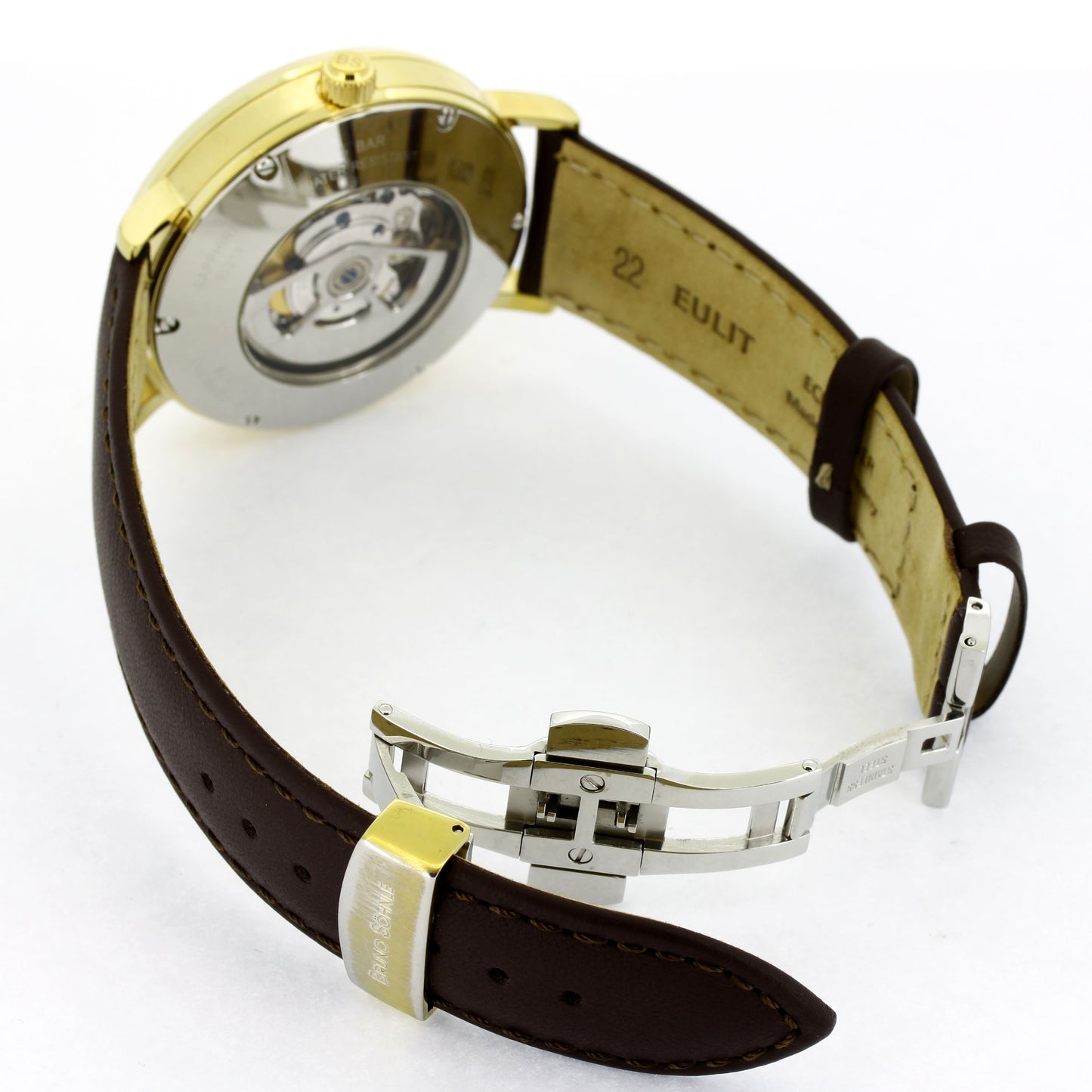 Bruno Söhnle Glashütte - MÜNCHEN AUTOMATIK II - Edelstahl vergoldet - BS 509