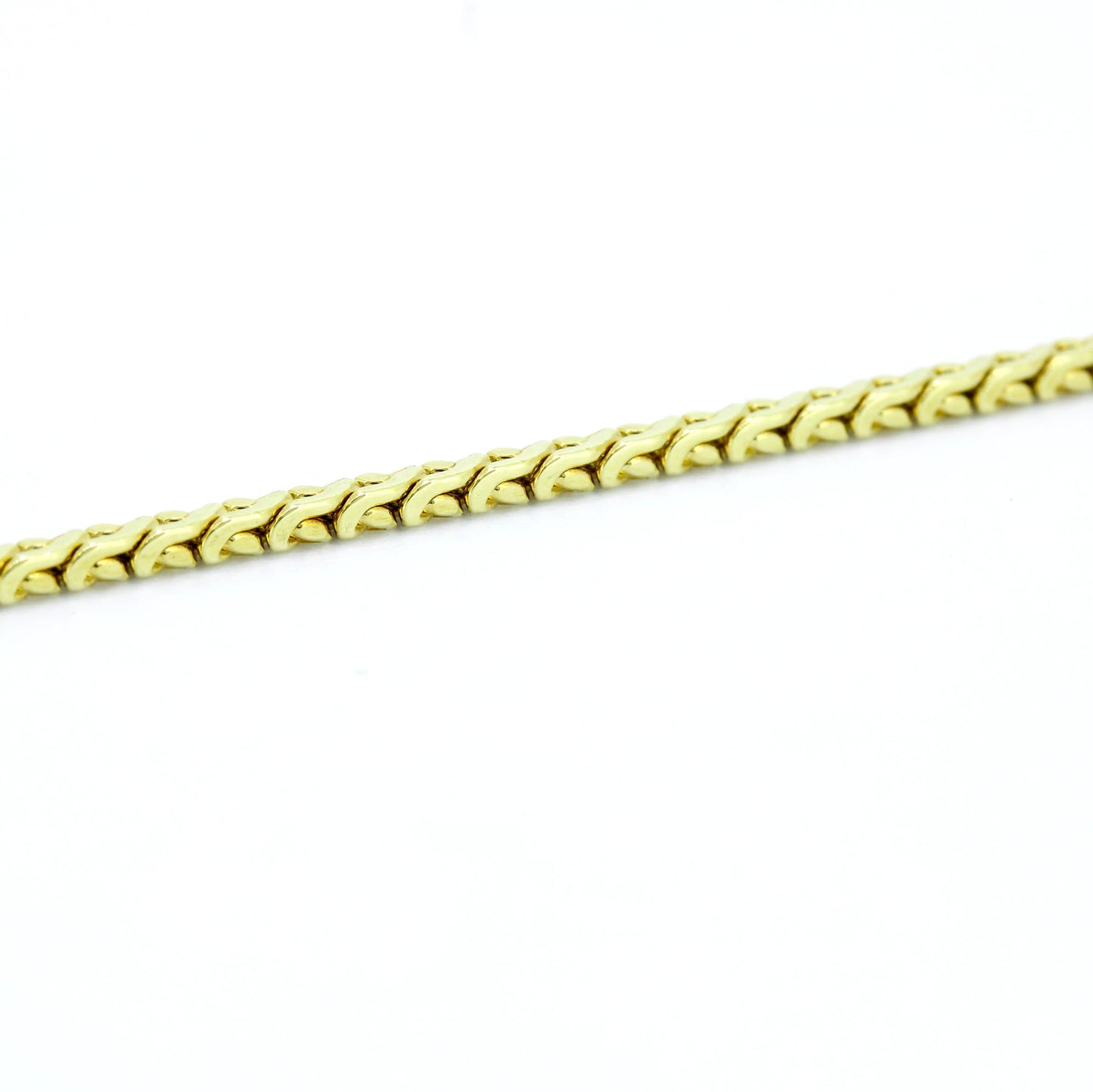 Taschenuhrkette 585 Gold 14 Kt Gelbgold - Kettenlänge 22 cm - Wert 800,-