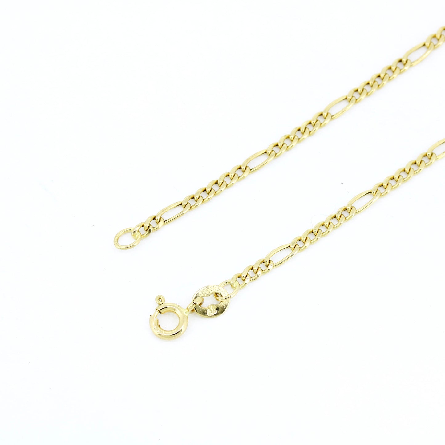 Saphir Cabochon Collier Kette 585 Gold 14 Kt Gelbgold - Diamanten - Wert 590,-