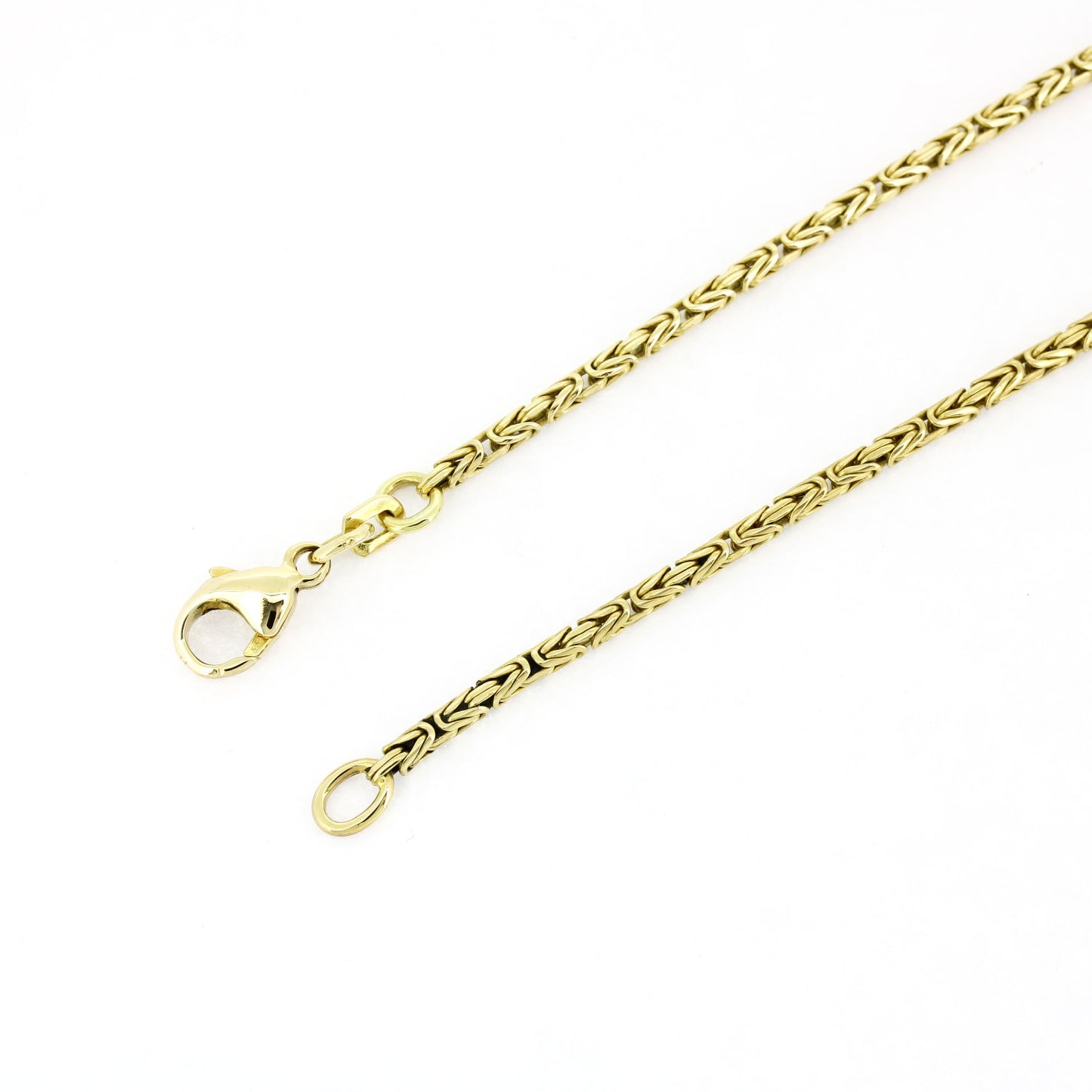 Königskette 2mm 333 Gold Kette 8 Kt Gelbgold 52cm - Wert 730,-