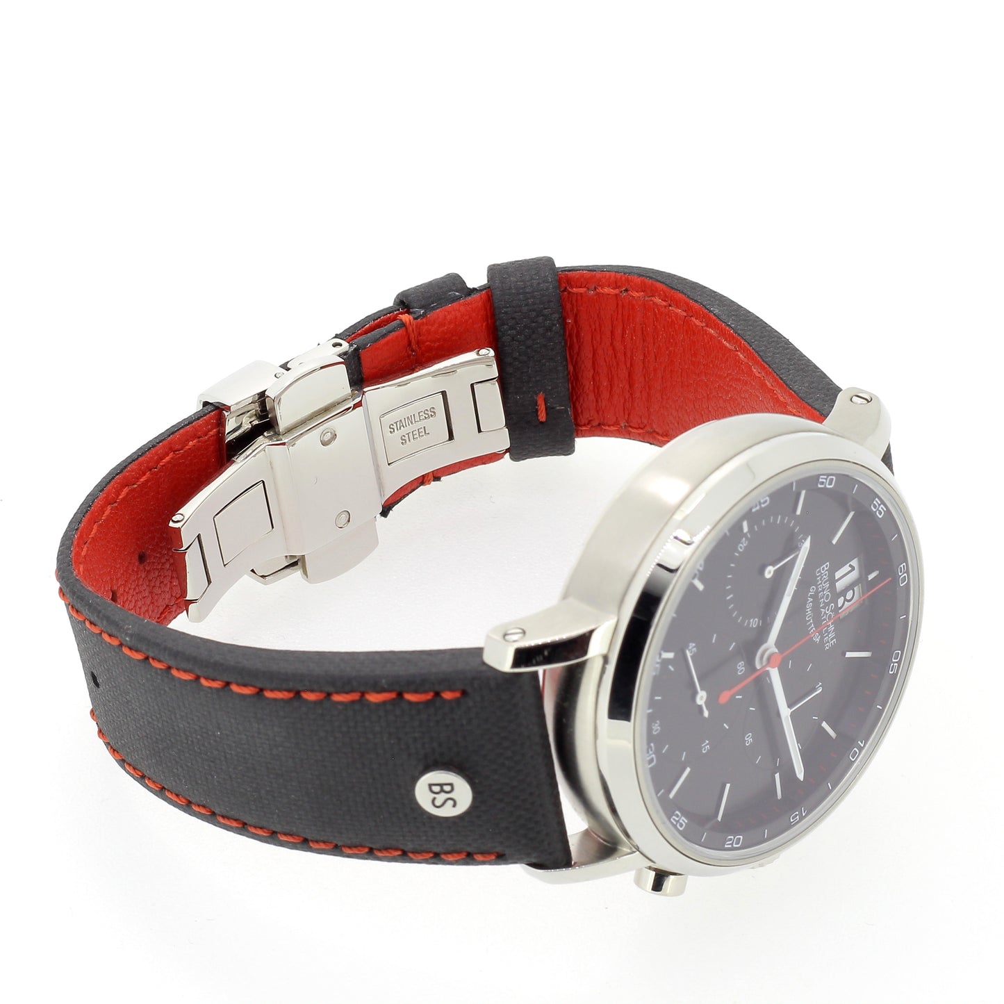 Bruno Söhnle Glashütte Herrenuhr Edelstahl 10 Bar 5693