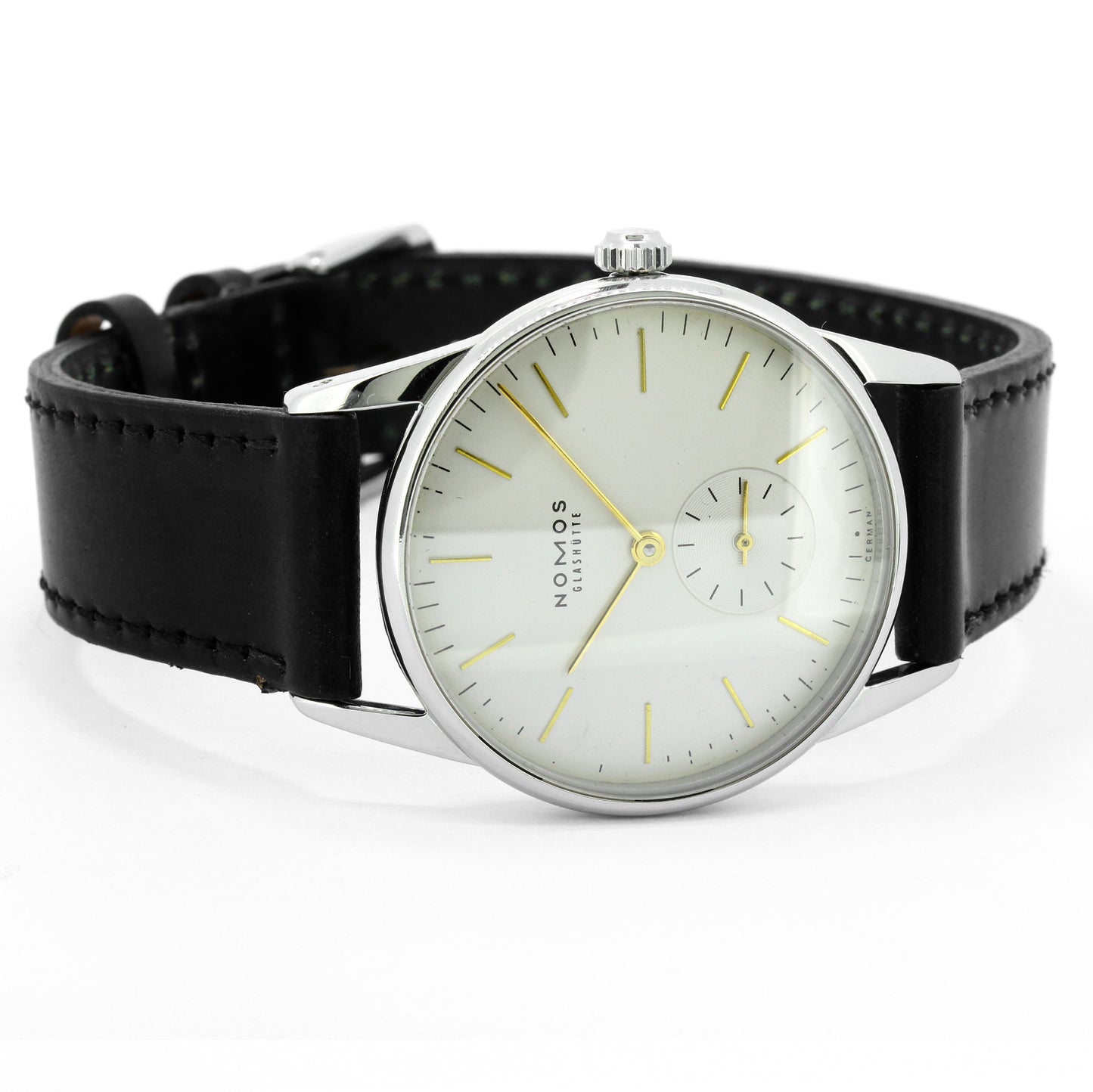 Armbanduhr Nomos Orion - 3451 - Edelstahl Handaufzugswerk ETA 7001