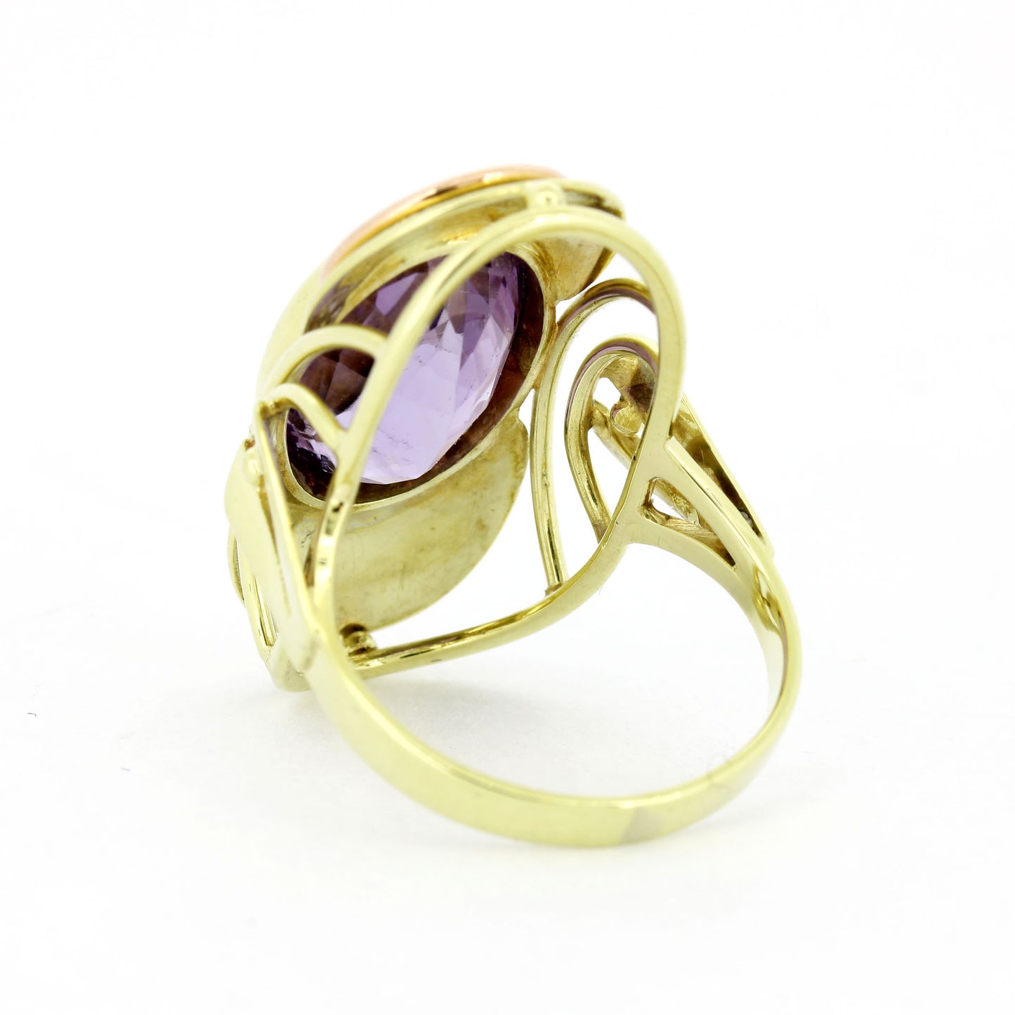 Amethyst Ring 585 Gold 14 Kt Gelbgold Rotgold Wert 850,-