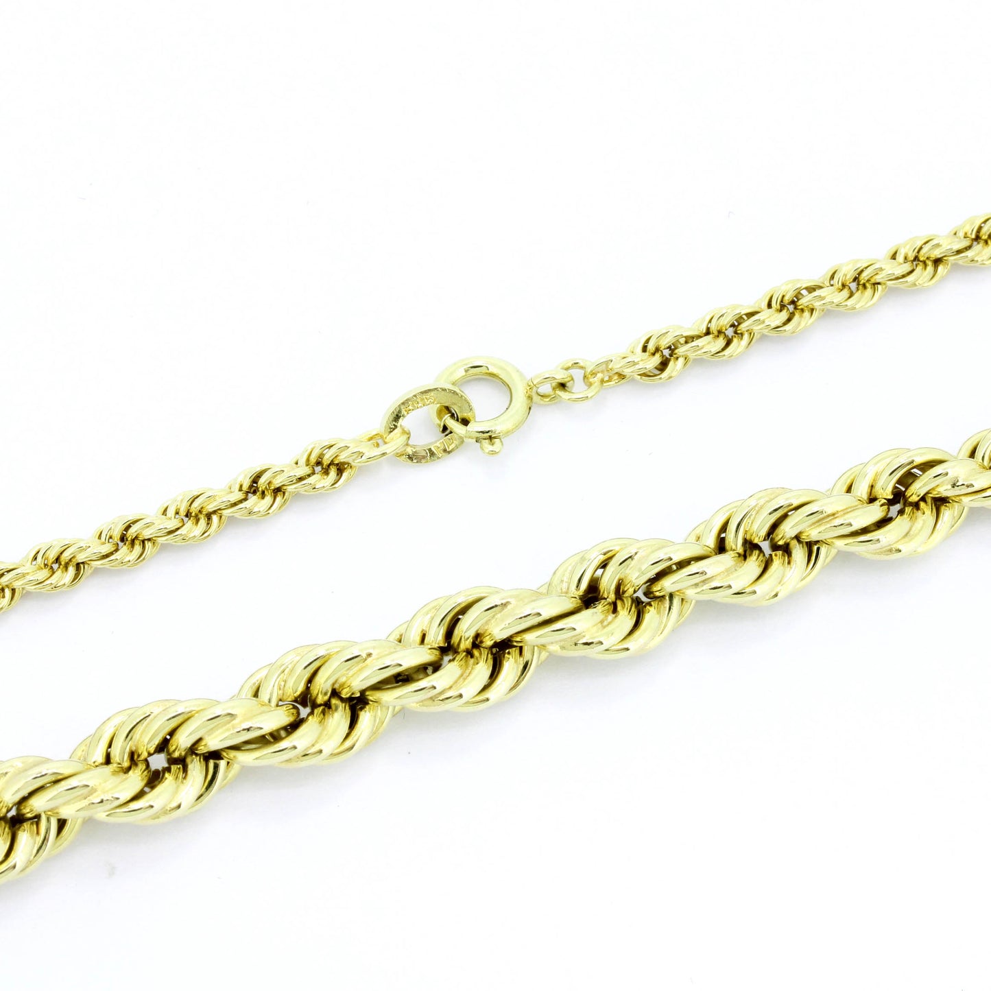 Kordelkette 585 Gold 14 Kt Gelbgold - Kettenlänge 50 cm - Wert 1600,-