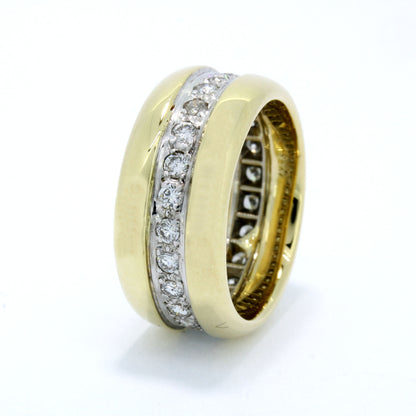 Diamant Ring 585 Gold 14 Kt Brillanten ca. 1,40 ct SI