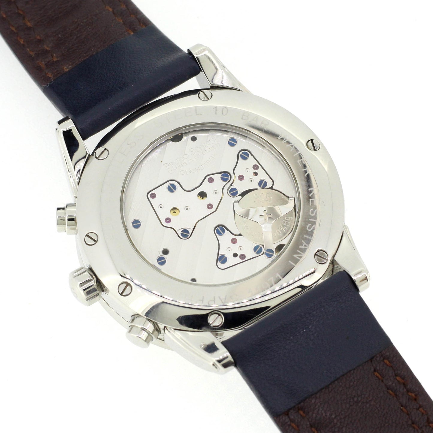Bruno Söhnle Glashütte Herrenuhr SA Edelstahl 10 Bar 11971